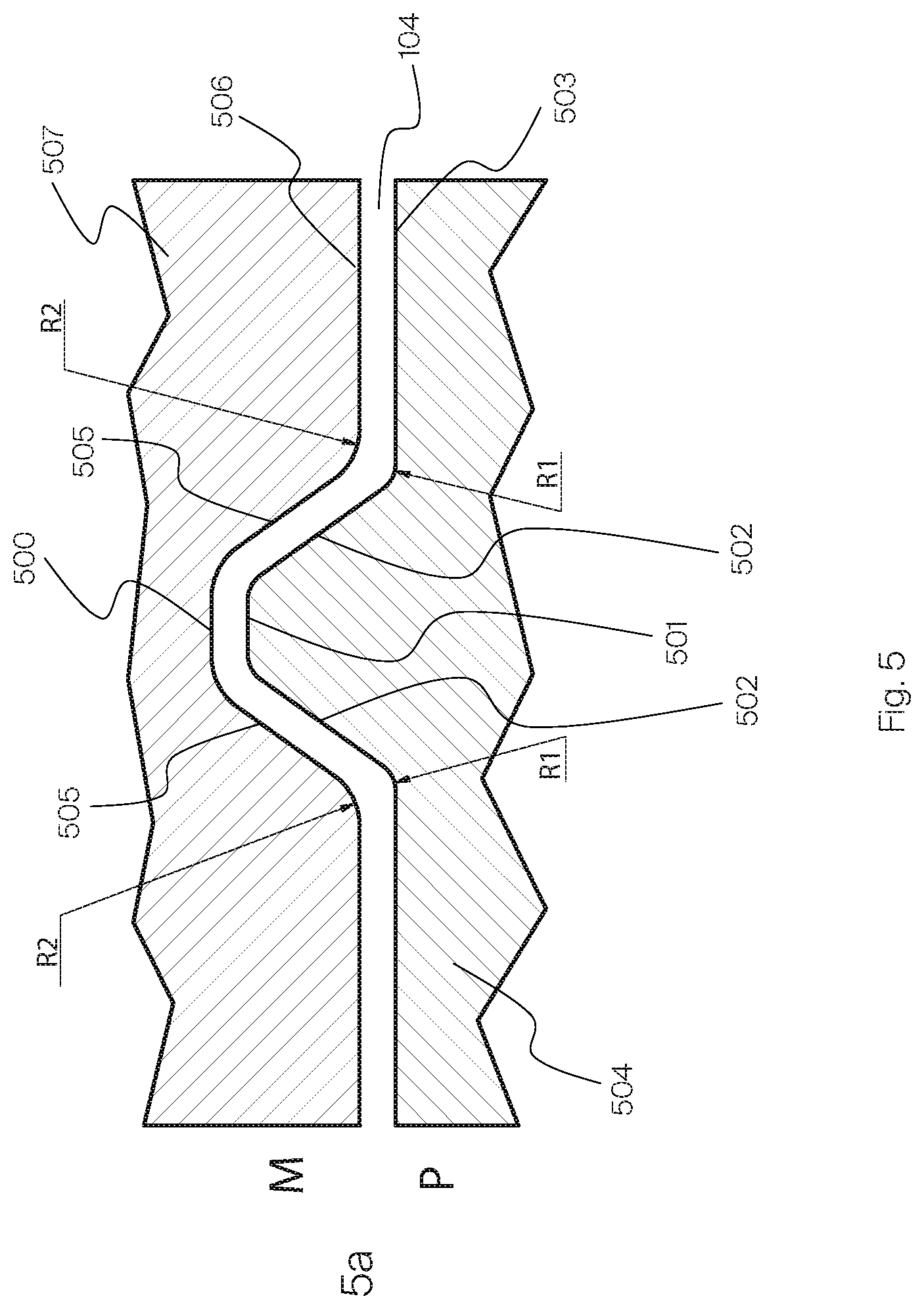 Patent US12403669 Figure 5 – Method and tool for embossing of barrier paper