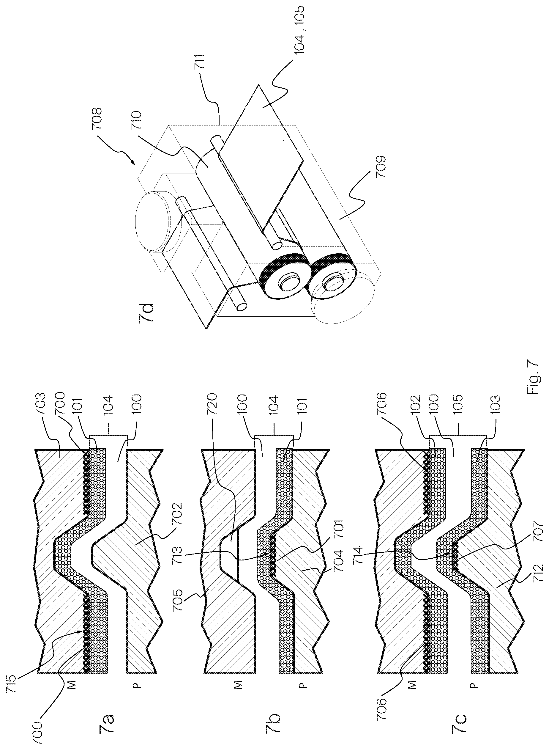 Patent US12403669 Figure 7 – Method and tool for embossing of barrier paper