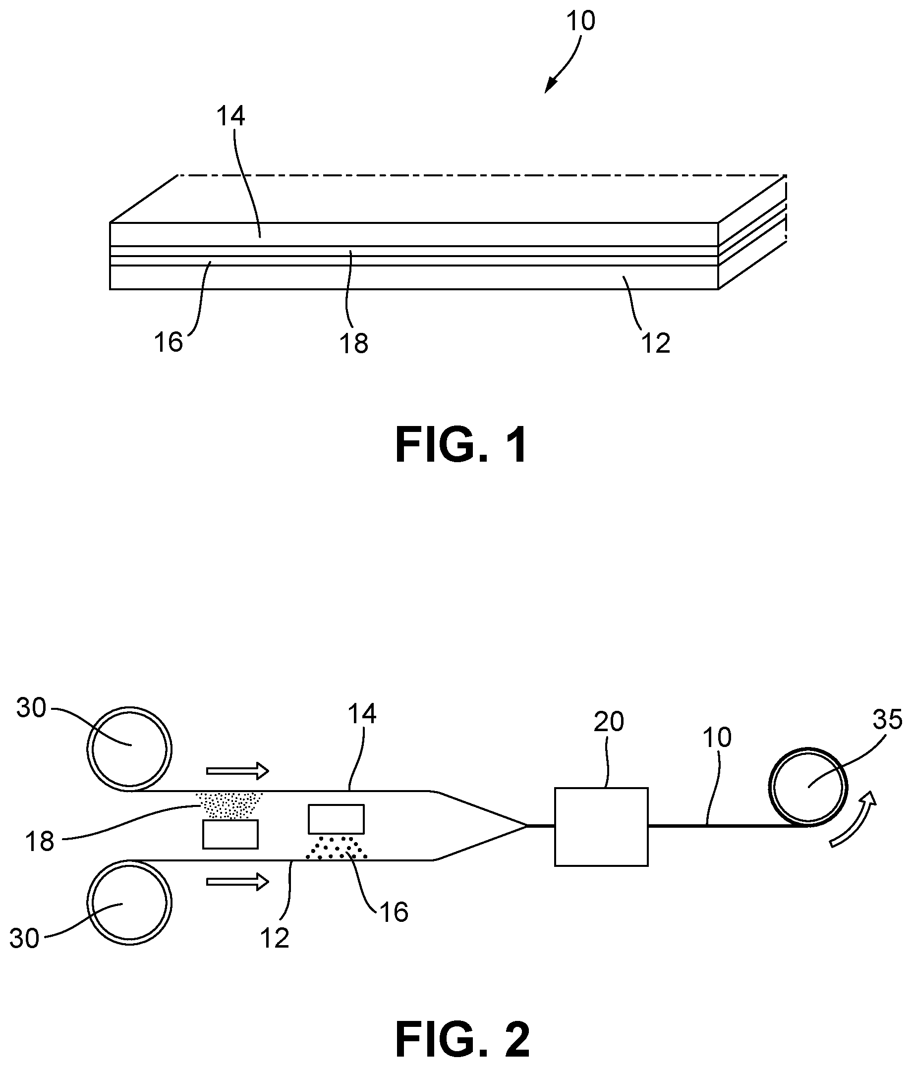 Patent US12403679 Figure 1 – Laminate medical film with thermochromic ink layer