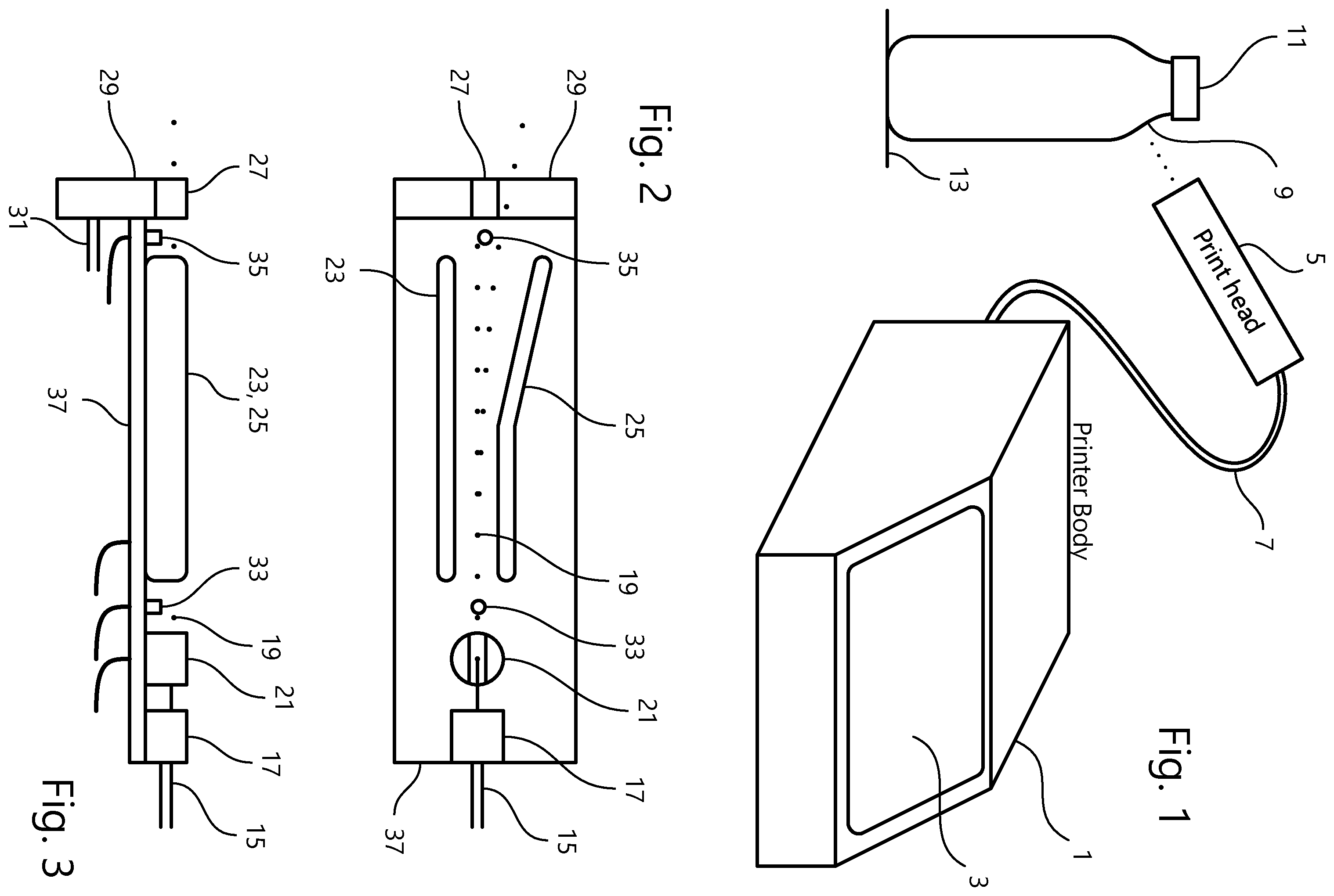 Patent US12403690 Figure 1 – Fault diagnosis in a continuous ink jet printer