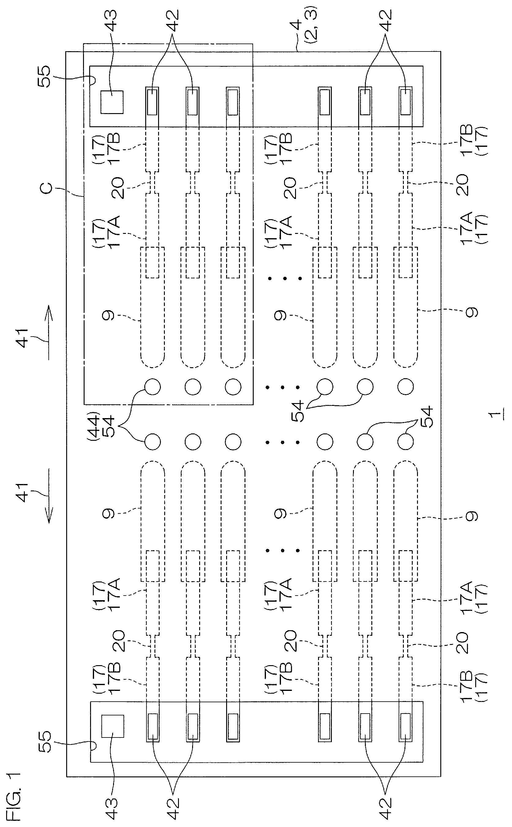 Patent US12403692 Figure 1 – Inkjet print head