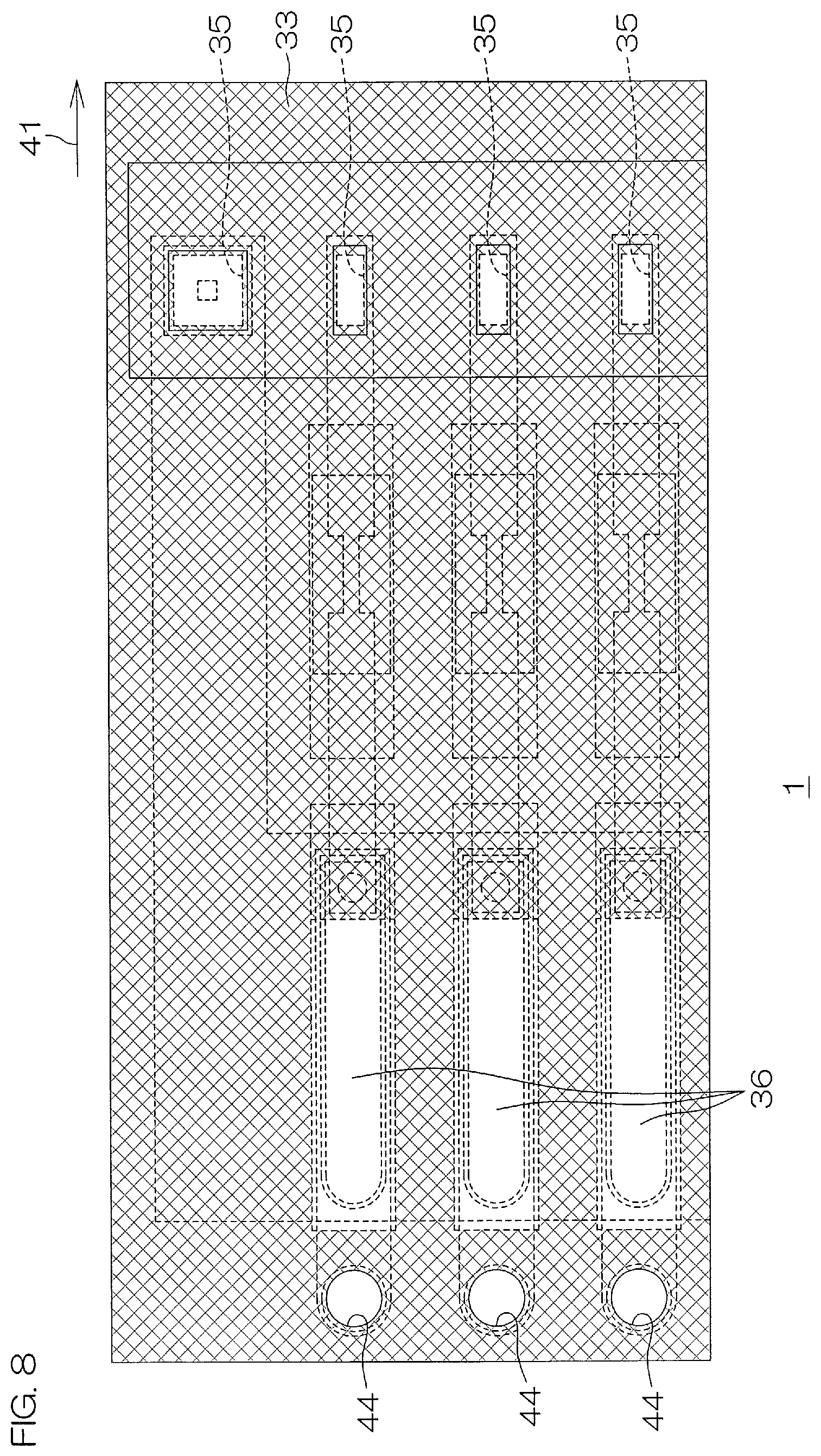 Patent US12403692 Figure 8 – Inkjet print head