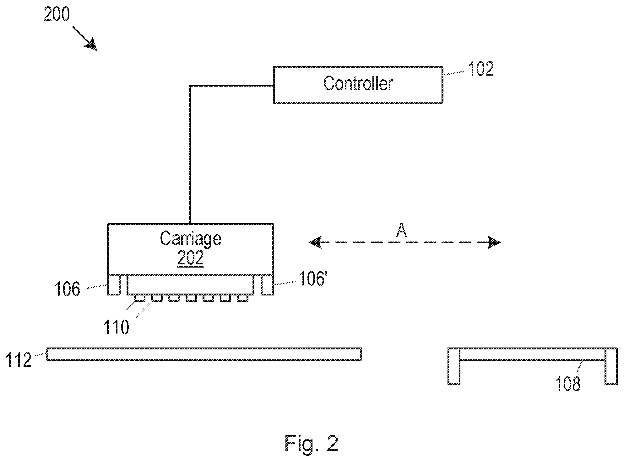 Patent US12403695 Figure 2 – Print apparatus maintenance