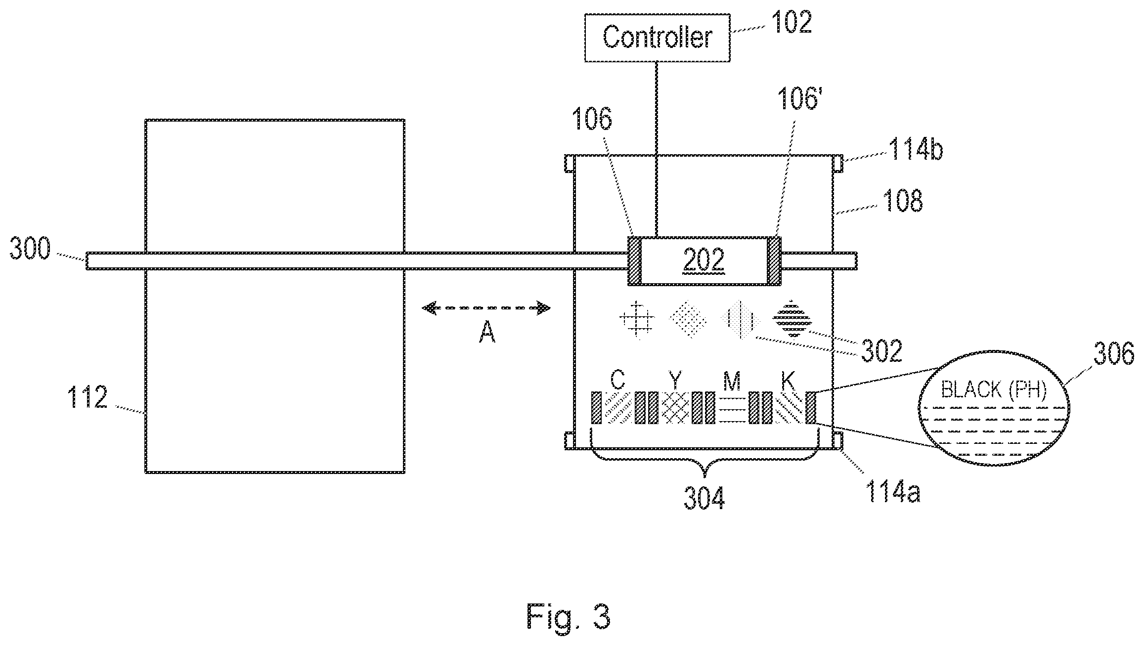 Patent US12403695 Figure 3 – Print apparatus maintenance