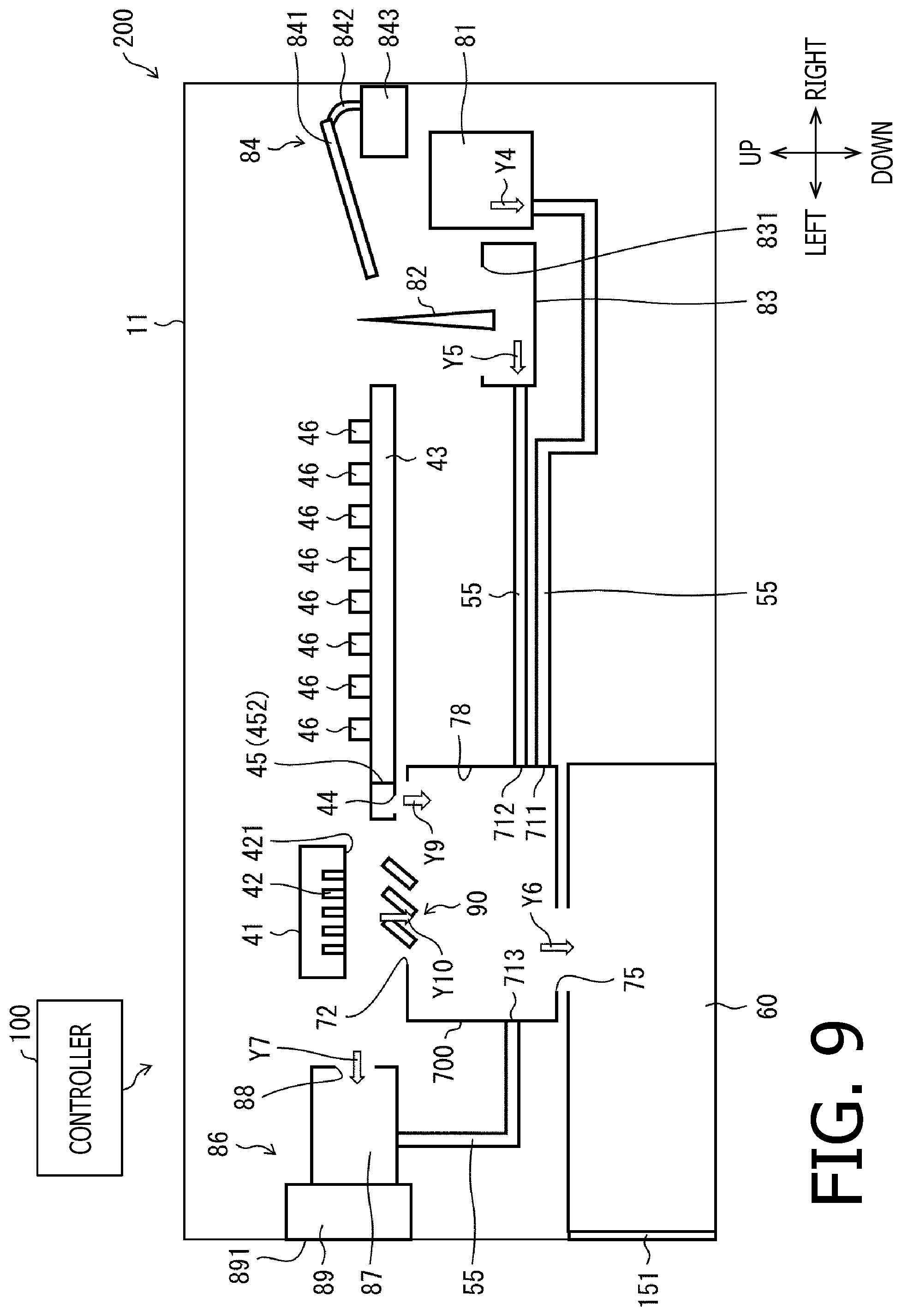 Patent US12403697 Figure 9 – Liquid discharging apparatus
