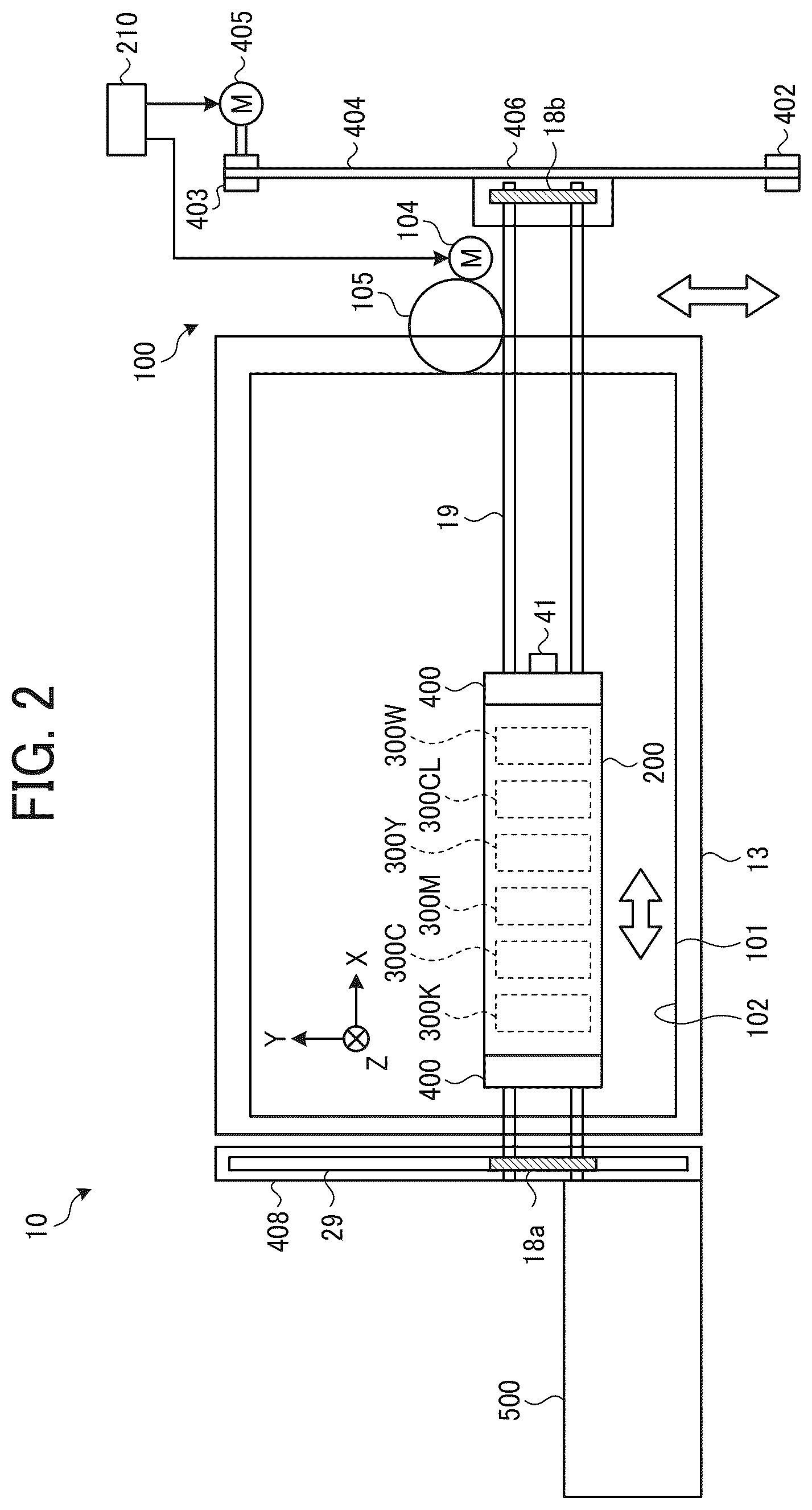 Patent US12403701 Figure 2 – Liquid discharge apparatus, liquid discharge method, and storage medium