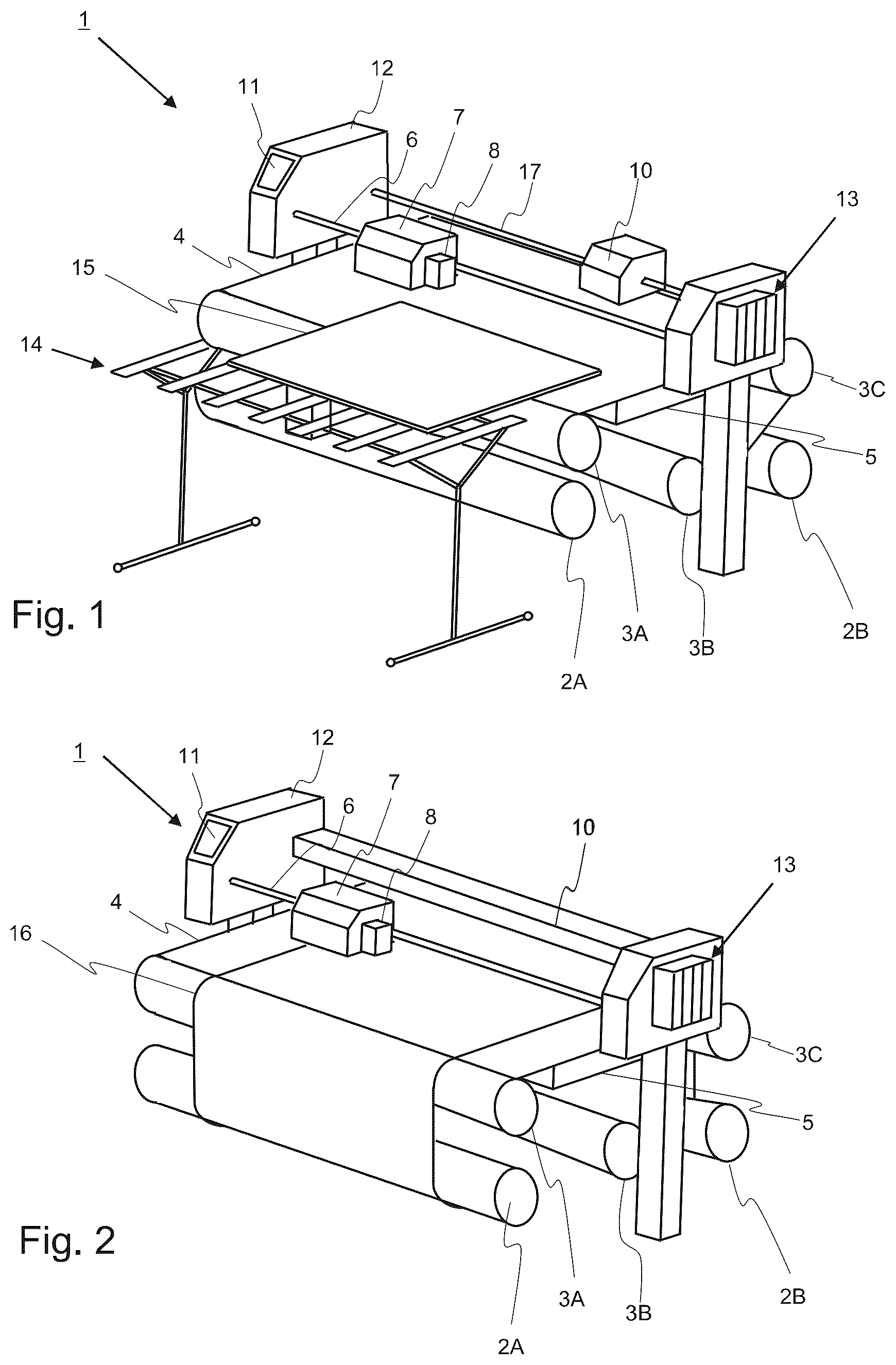 Patent US12403702 Figure 1 – Method and printer for printing and curing an image