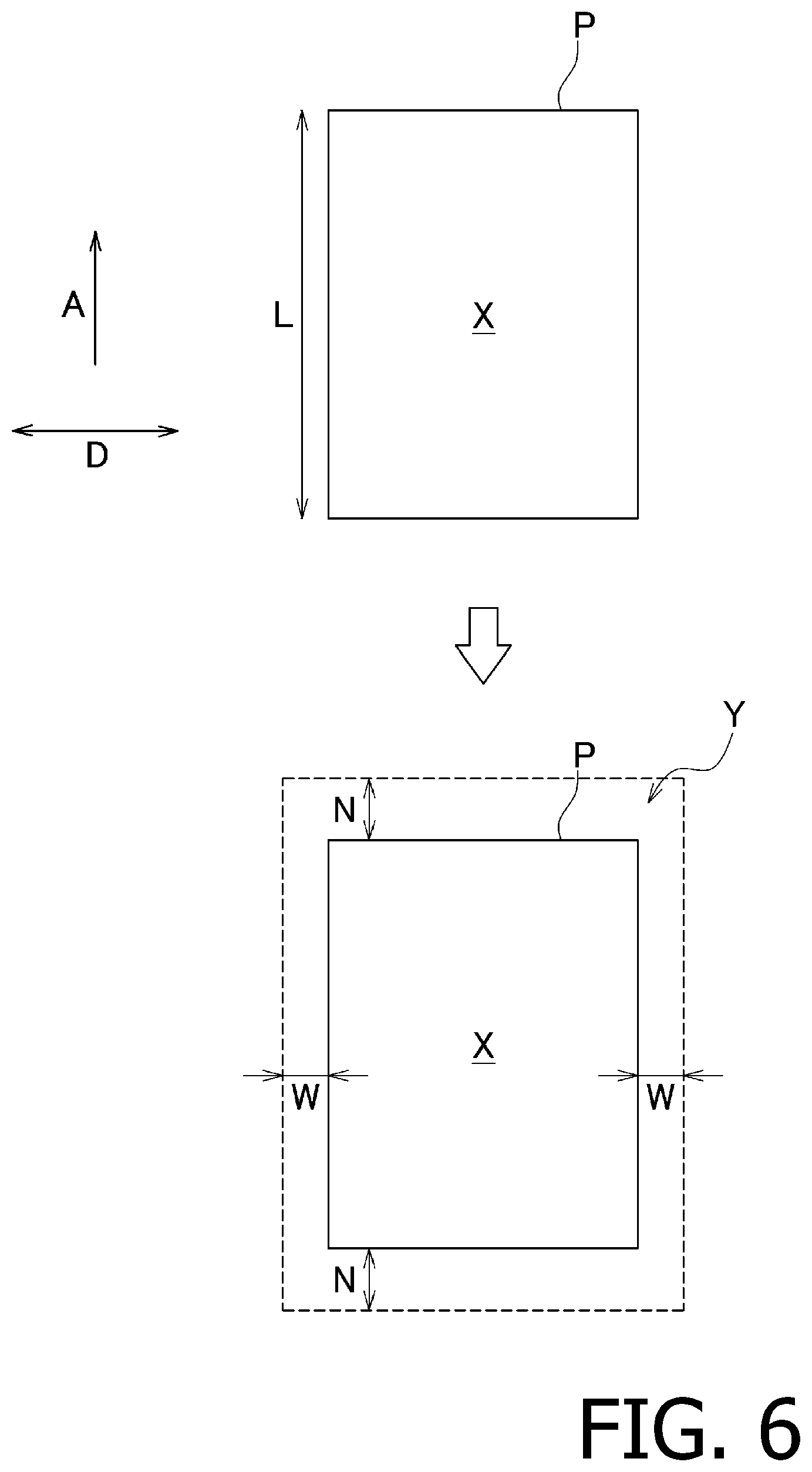 Patent US12403703 Figure 6 – Image recording apparatus, computer-readable storage medium, and method for appropriately enlarging image in borderless image recording