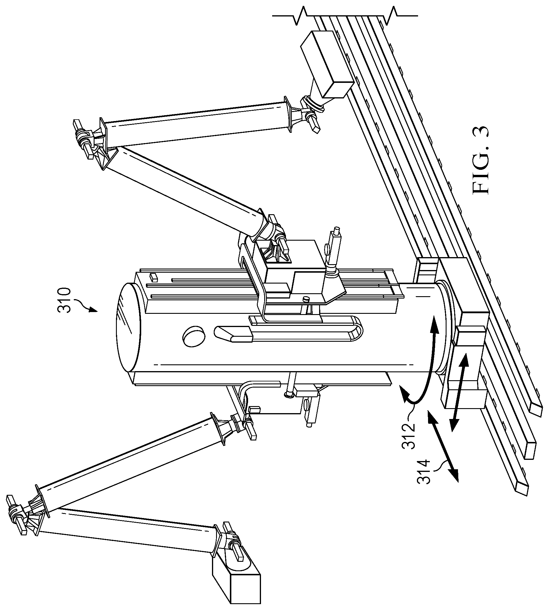 Patent US12403706 Figure 3 – Robotics for inkjet printing vehicle livery
