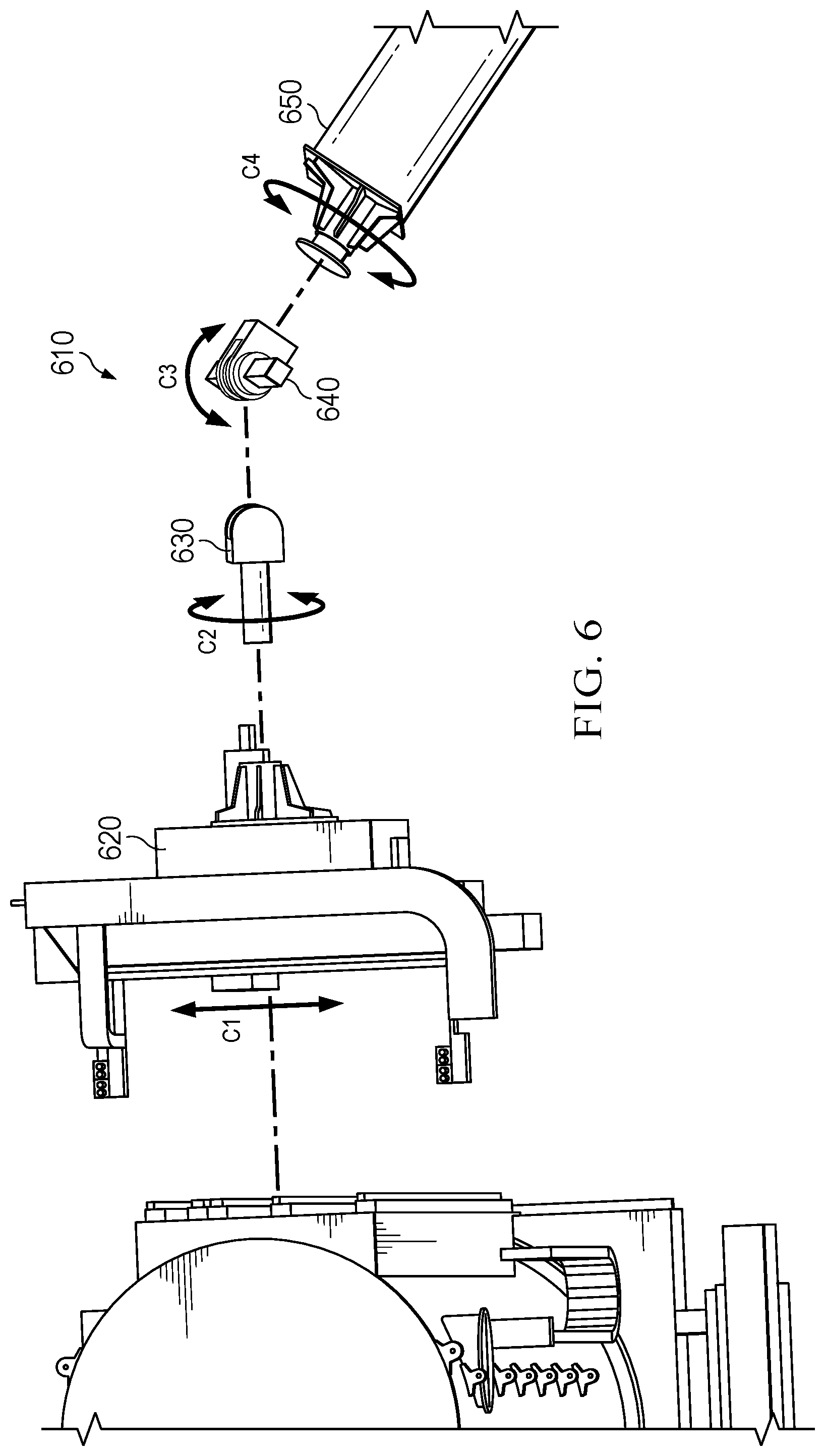 Patent US12403706 Figure 6 – Robotics for inkjet printing vehicle livery