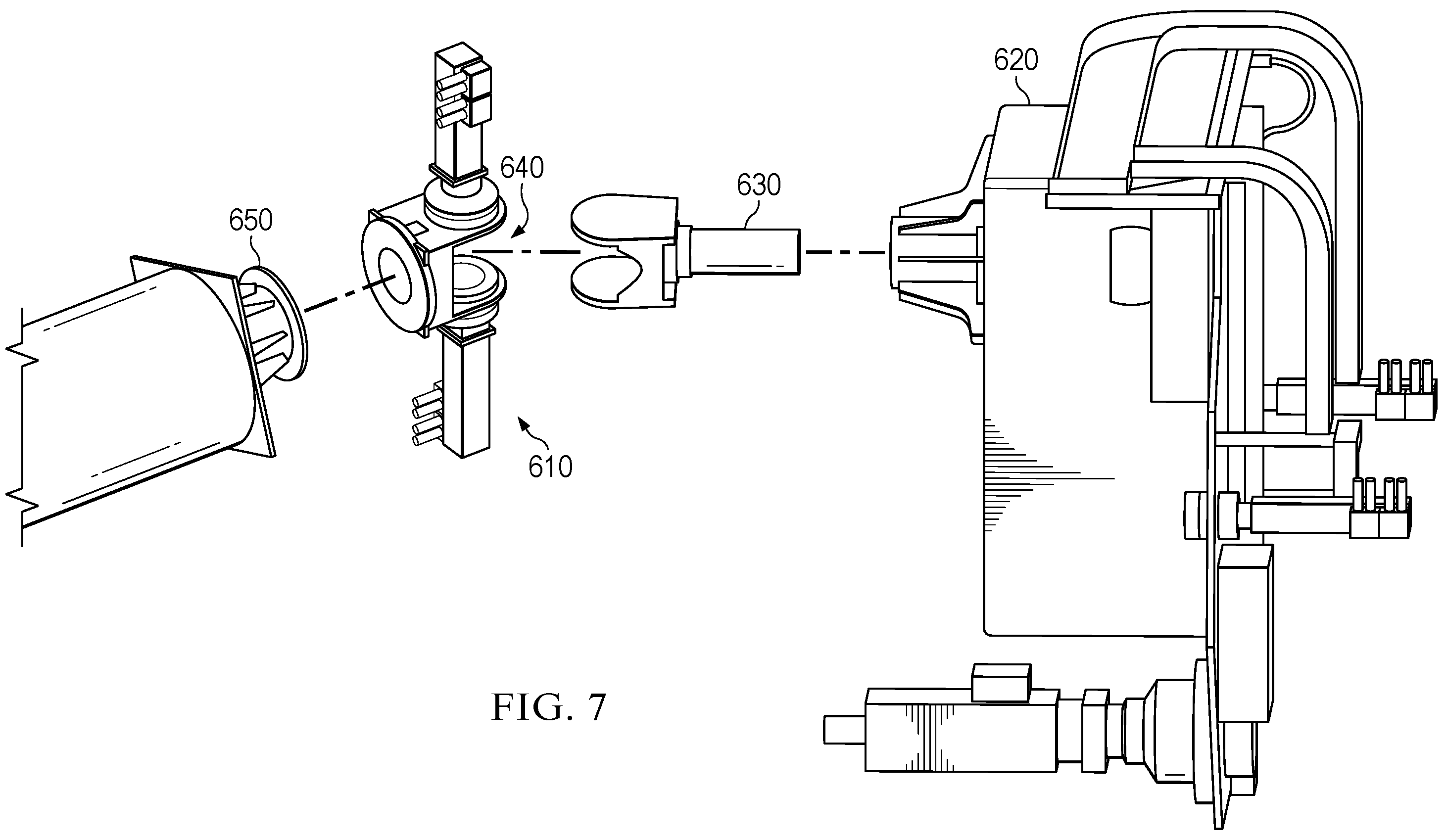 Patent US12403706 Figure 7 – Robotics for inkjet printing vehicle livery
