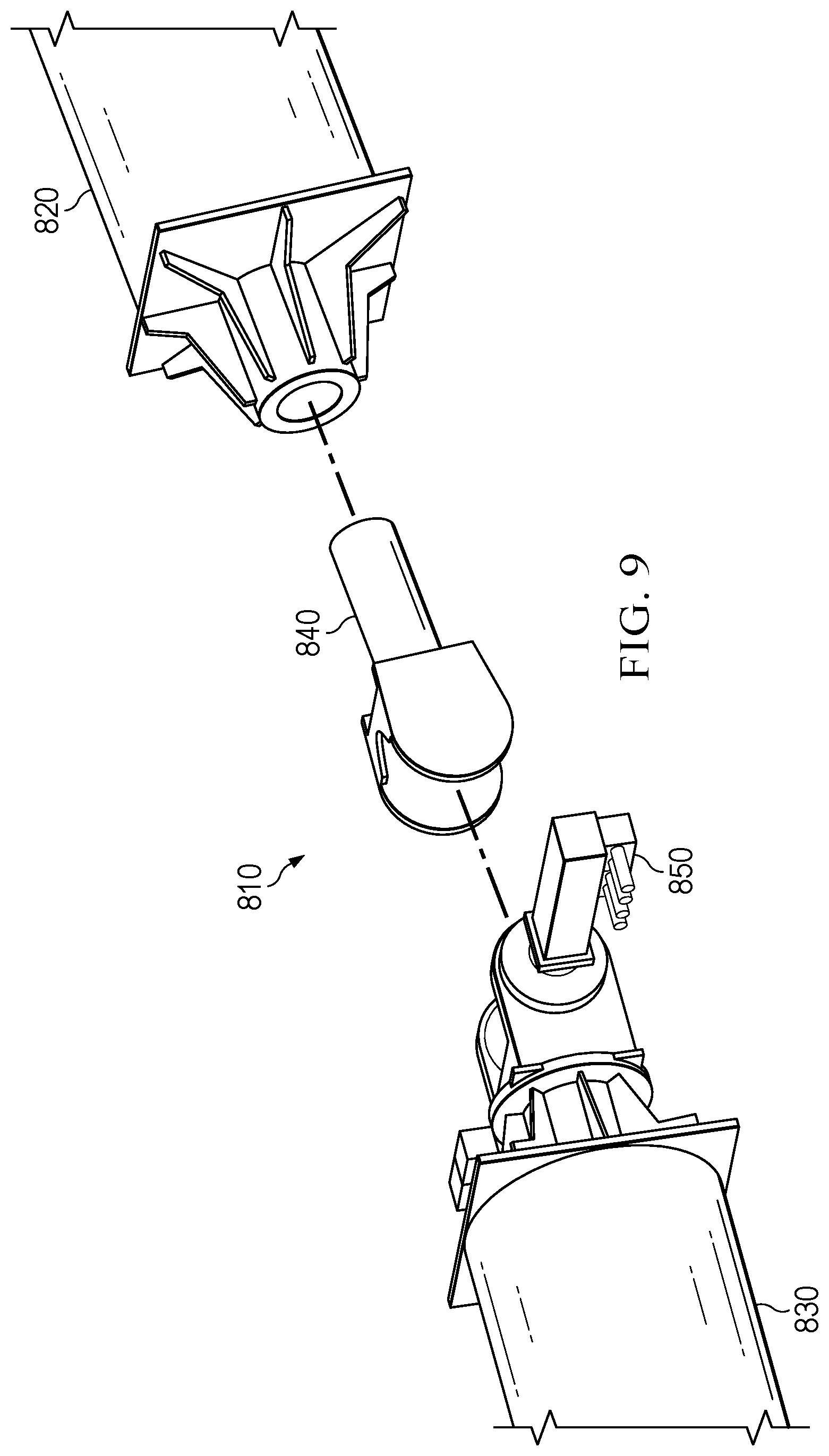 Patent US12403706 Figure 9 – Robotics for inkjet printing vehicle livery