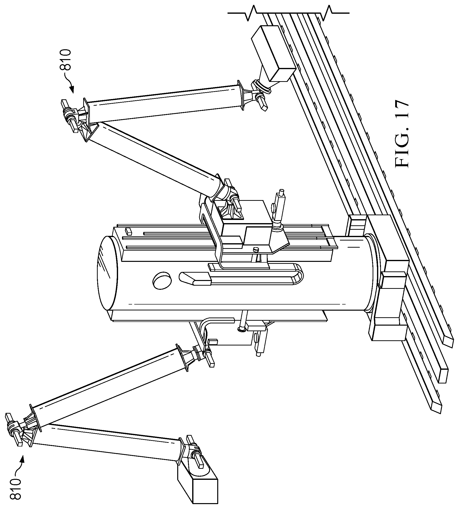 Patent US12403706 Figure 17 – Robotics for inkjet printing vehicle livery