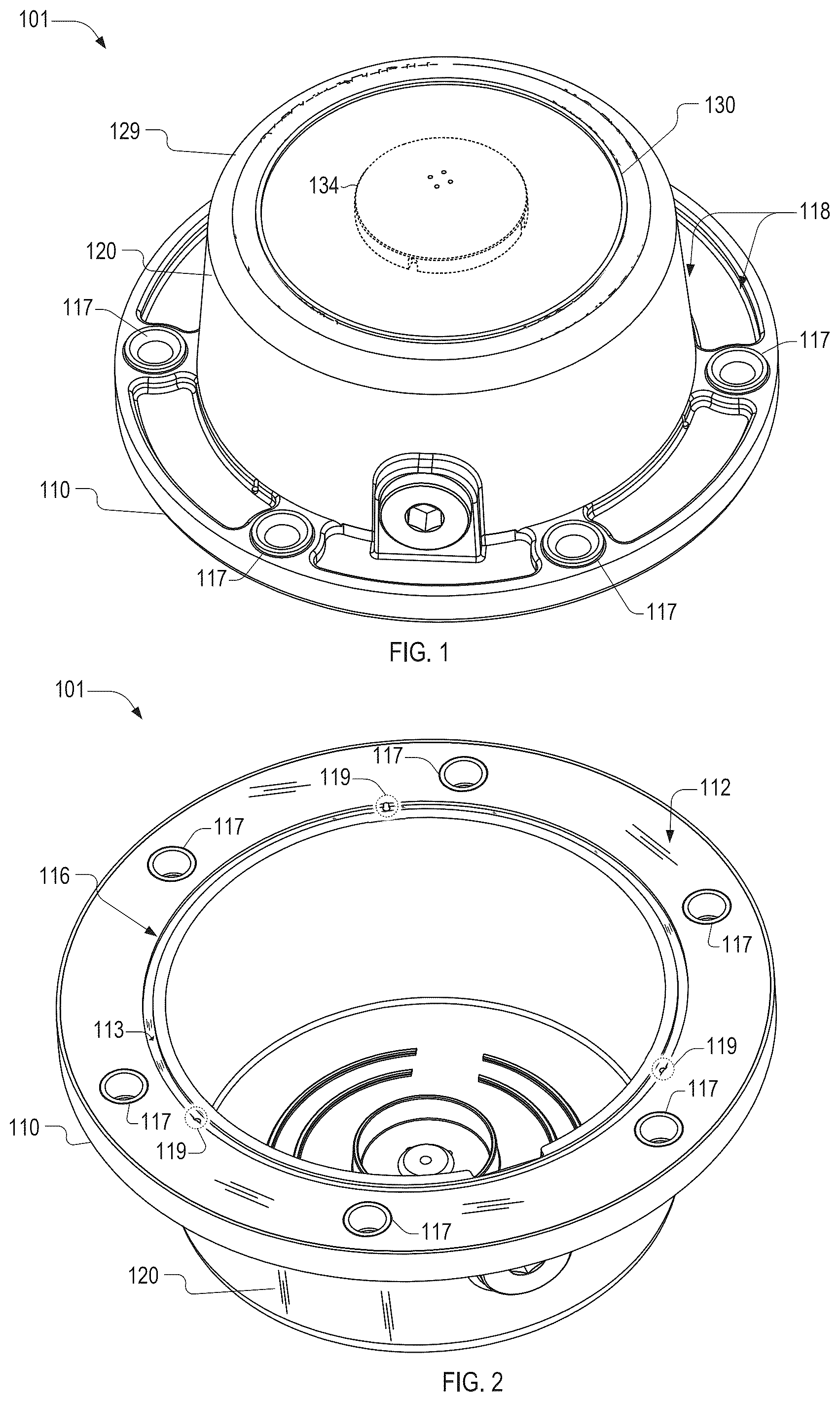 Patent US12403722 — Hubcap — Figure 1