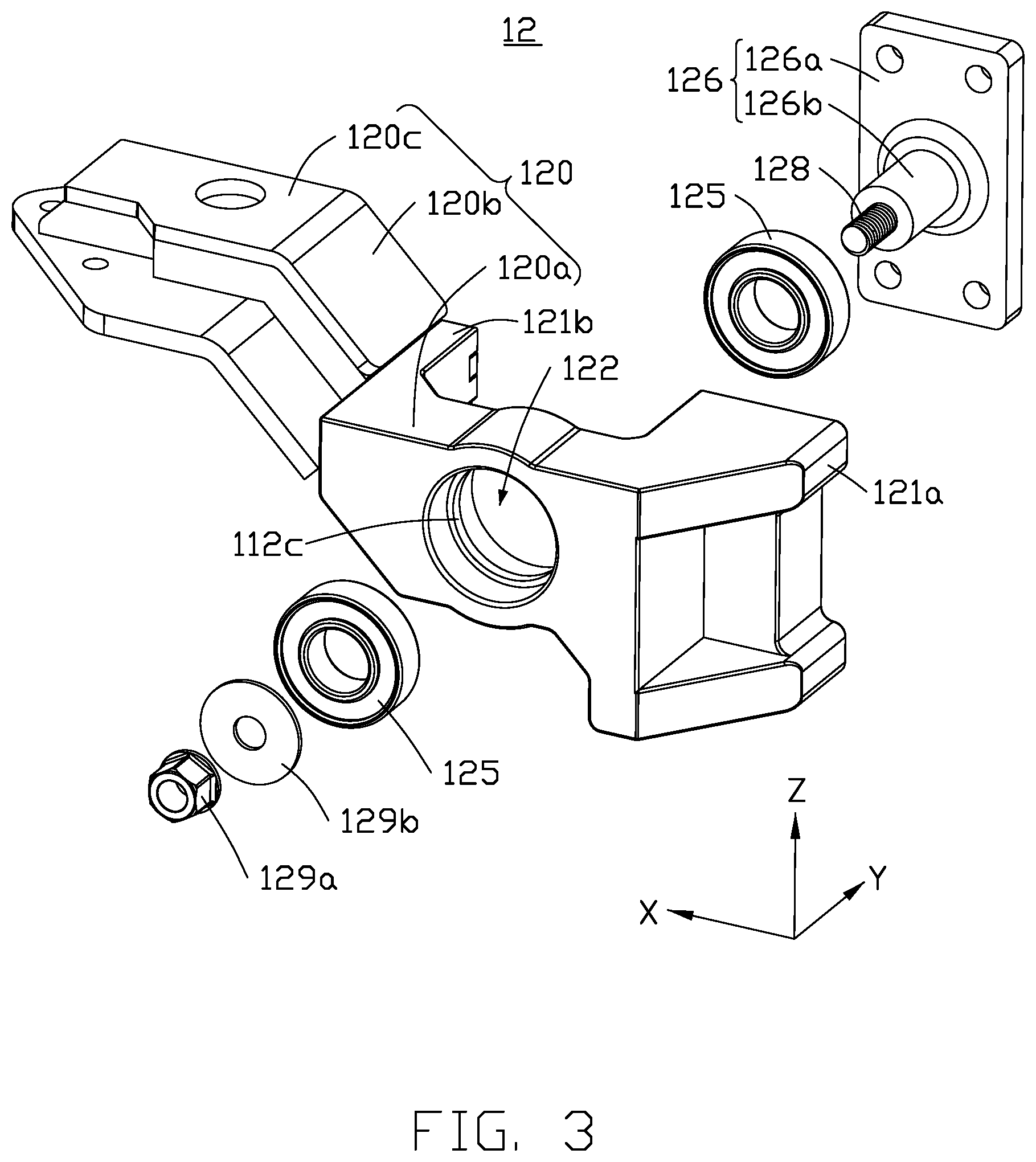 Patent US12403723 Figure 3 – Driving assembly and transfer device