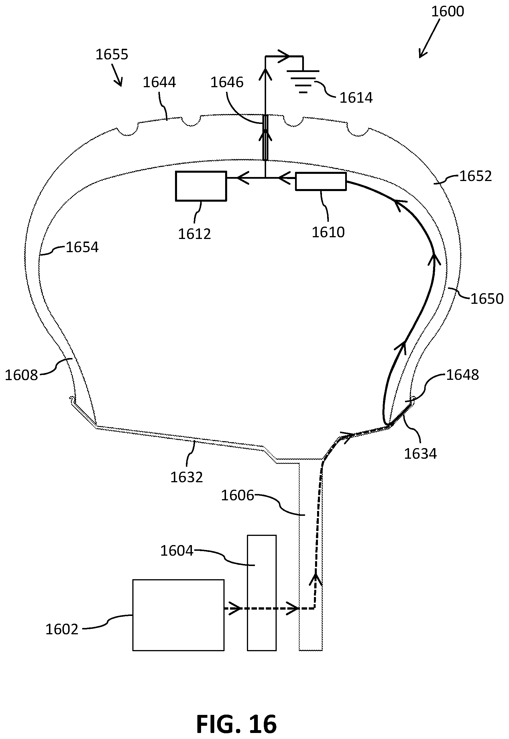 Patent US12403728 Figure 13 – System and method for harvesting energy for an electronic device, and a tire configured for use with the same