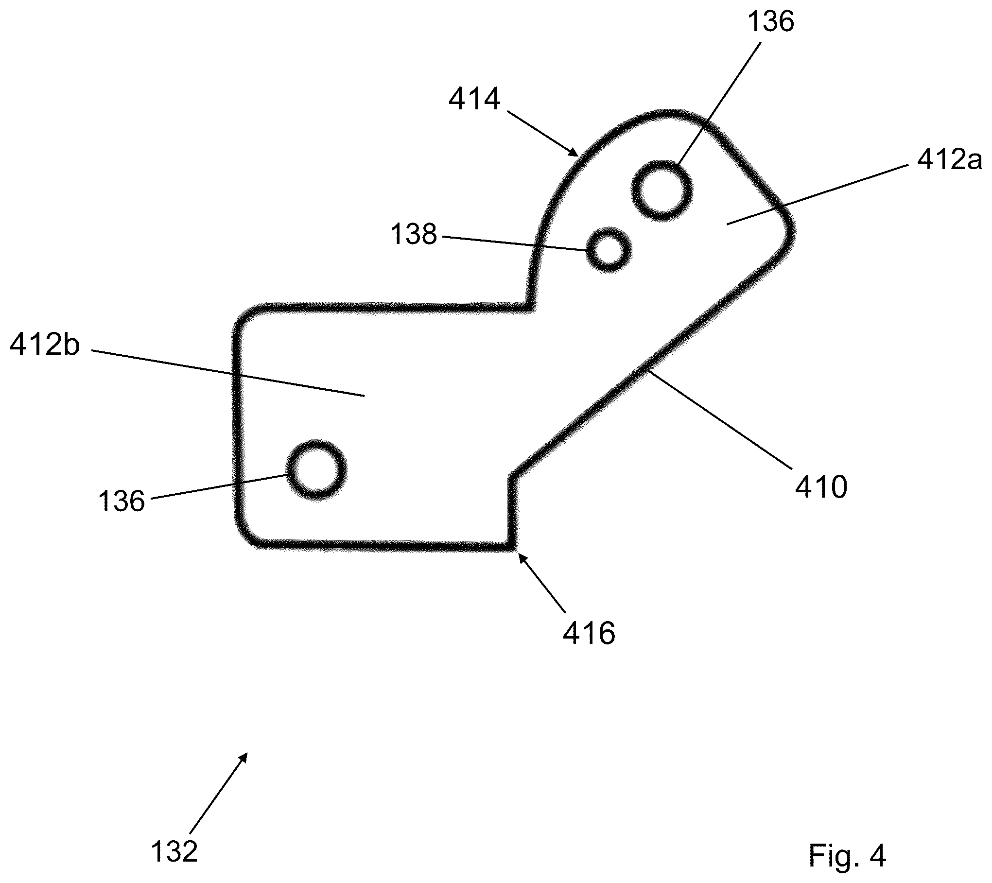 Patent US12403735 Figure 4 – Vehicular utility mount system