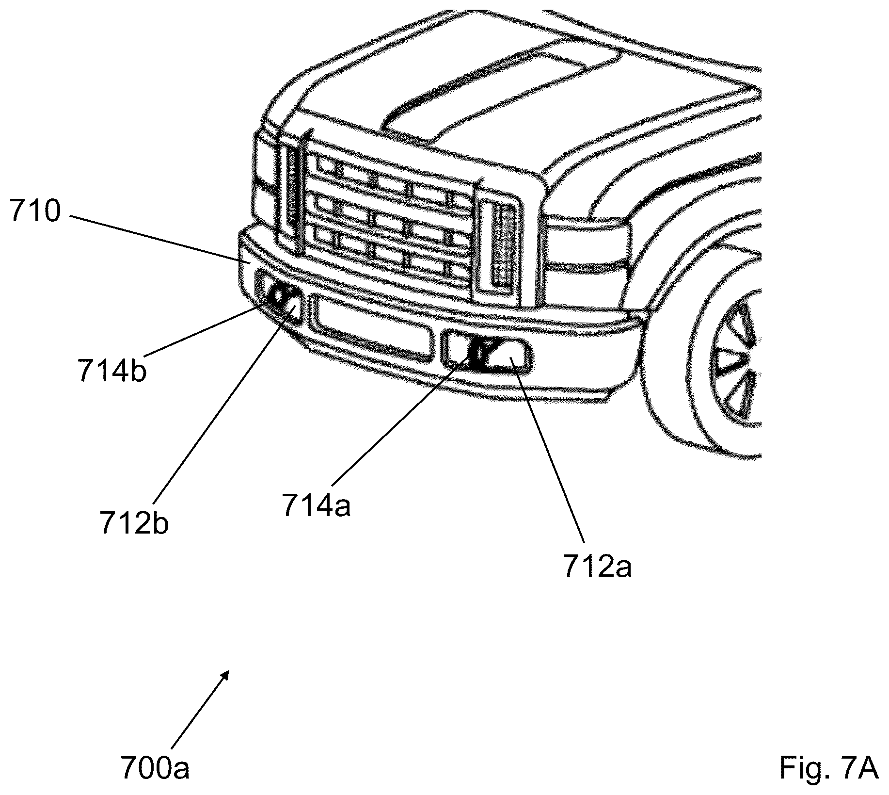 Patent US12403735 Figure 7 – Vehicular utility mount system