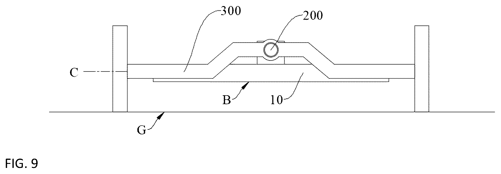 Patent US12403736 Figure 6 – Axle structure and vehicle