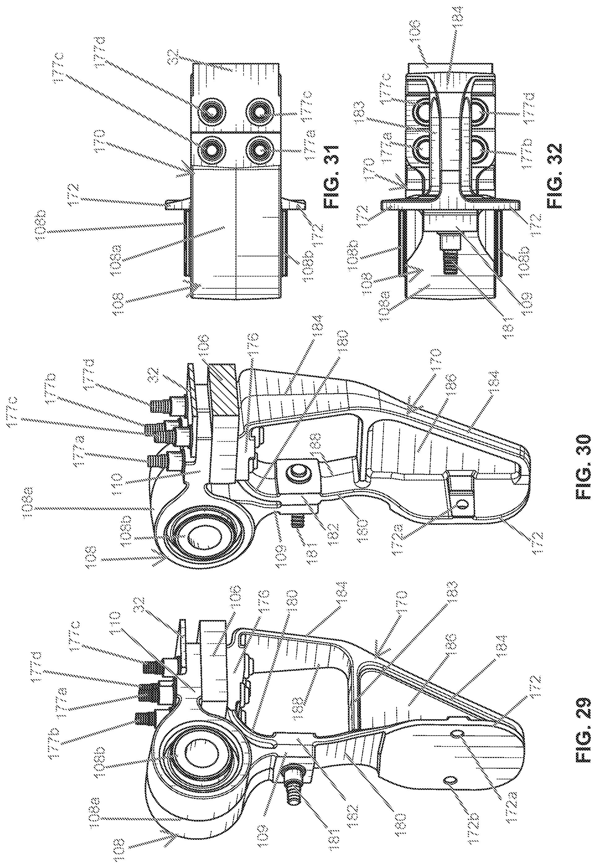 Patent US12403737 Figure 14 – Lift axle suspension systems with lift paddle