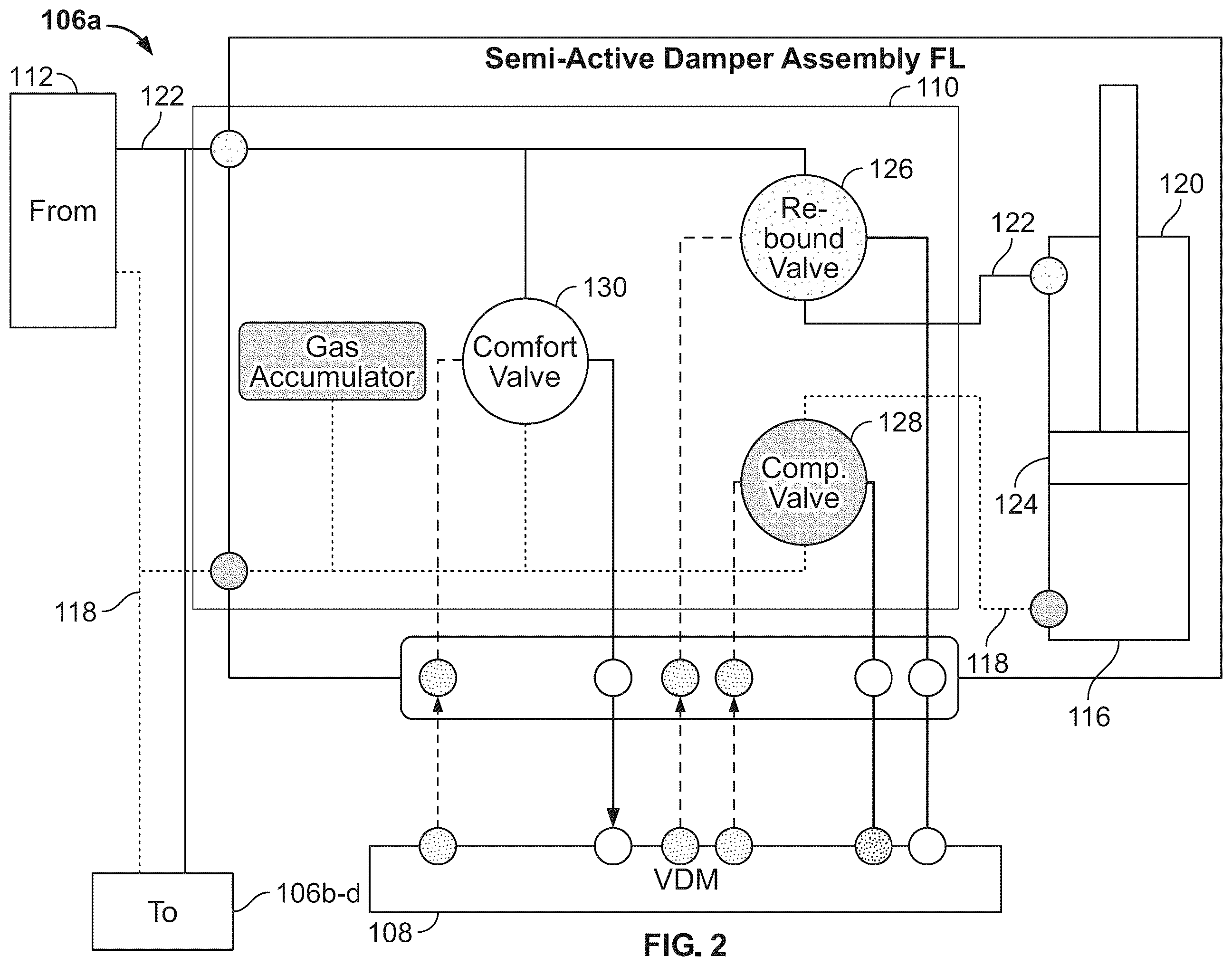 Patent US12403740 Figure 2 – Active suspension damping