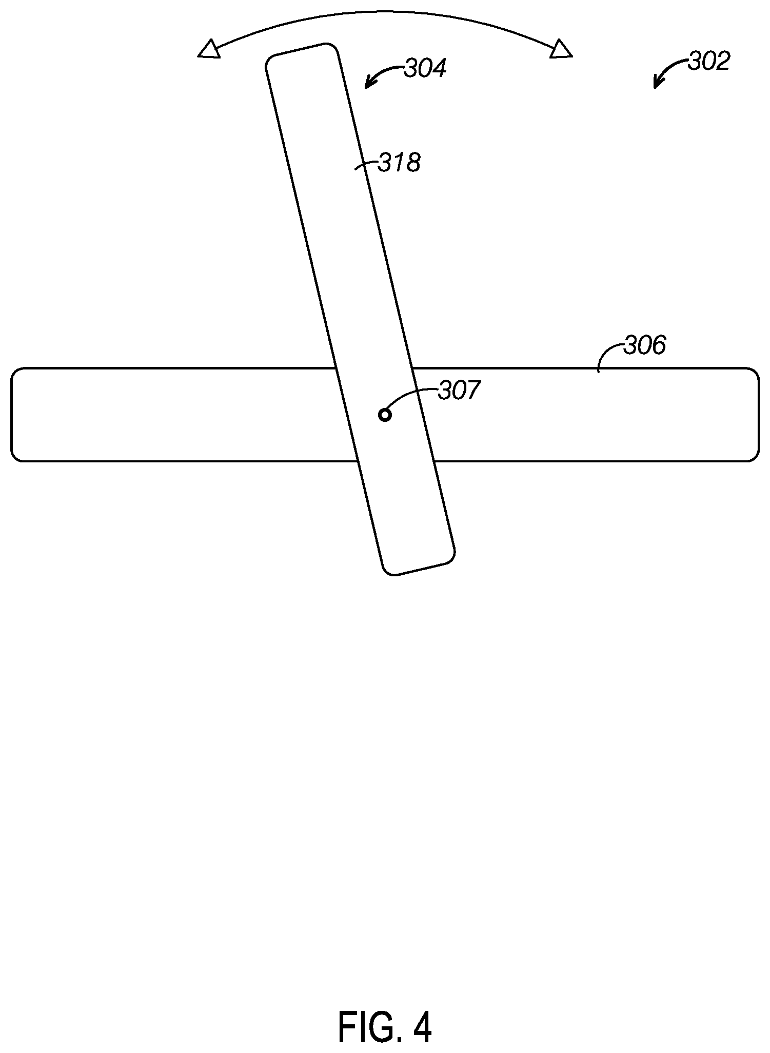 Patent US12403744 Figure 4 – Tiltable chassis for a three-wheeled vehicle