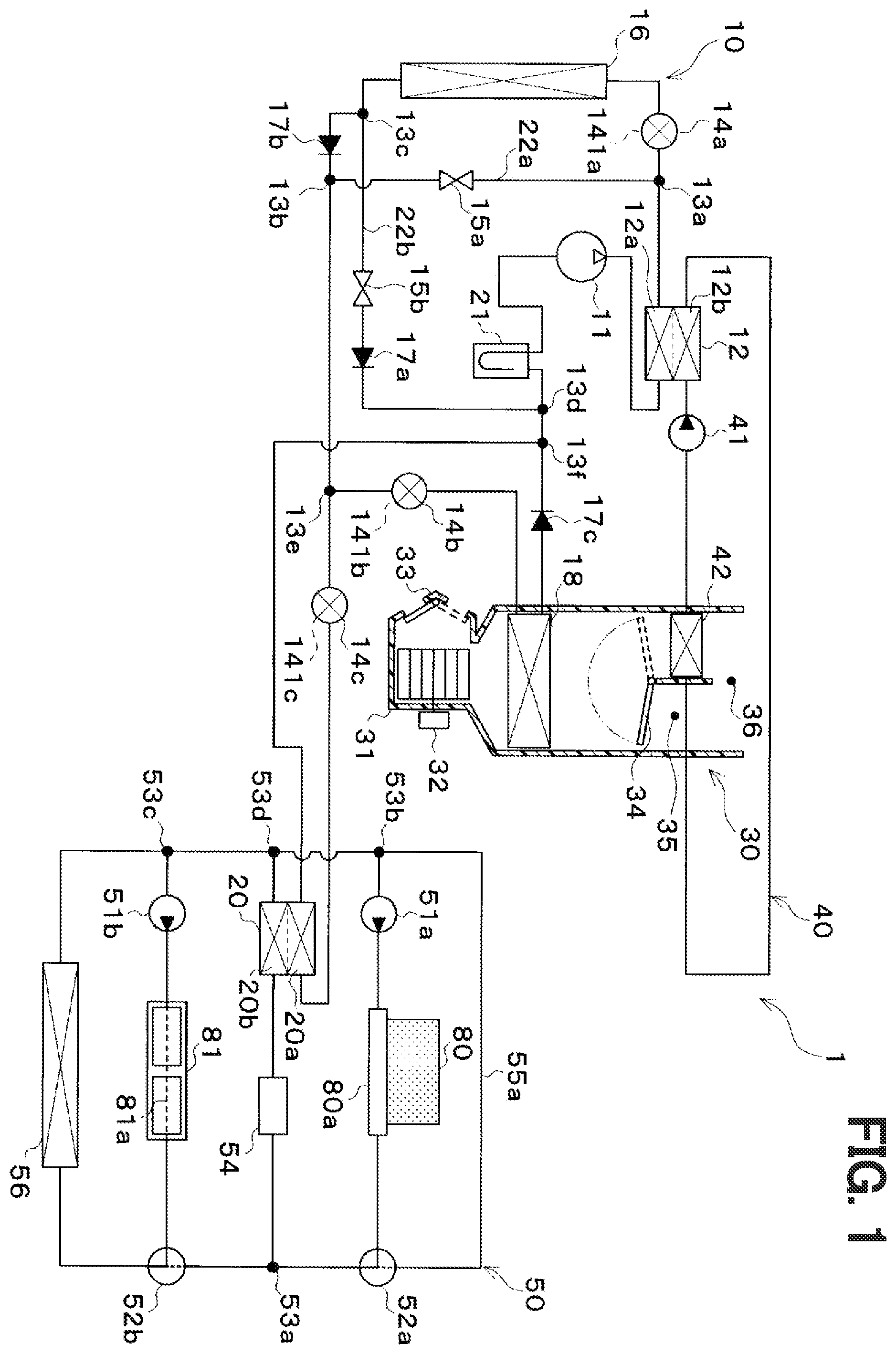 Patent US12403749 Figure 1 – Air conditioner