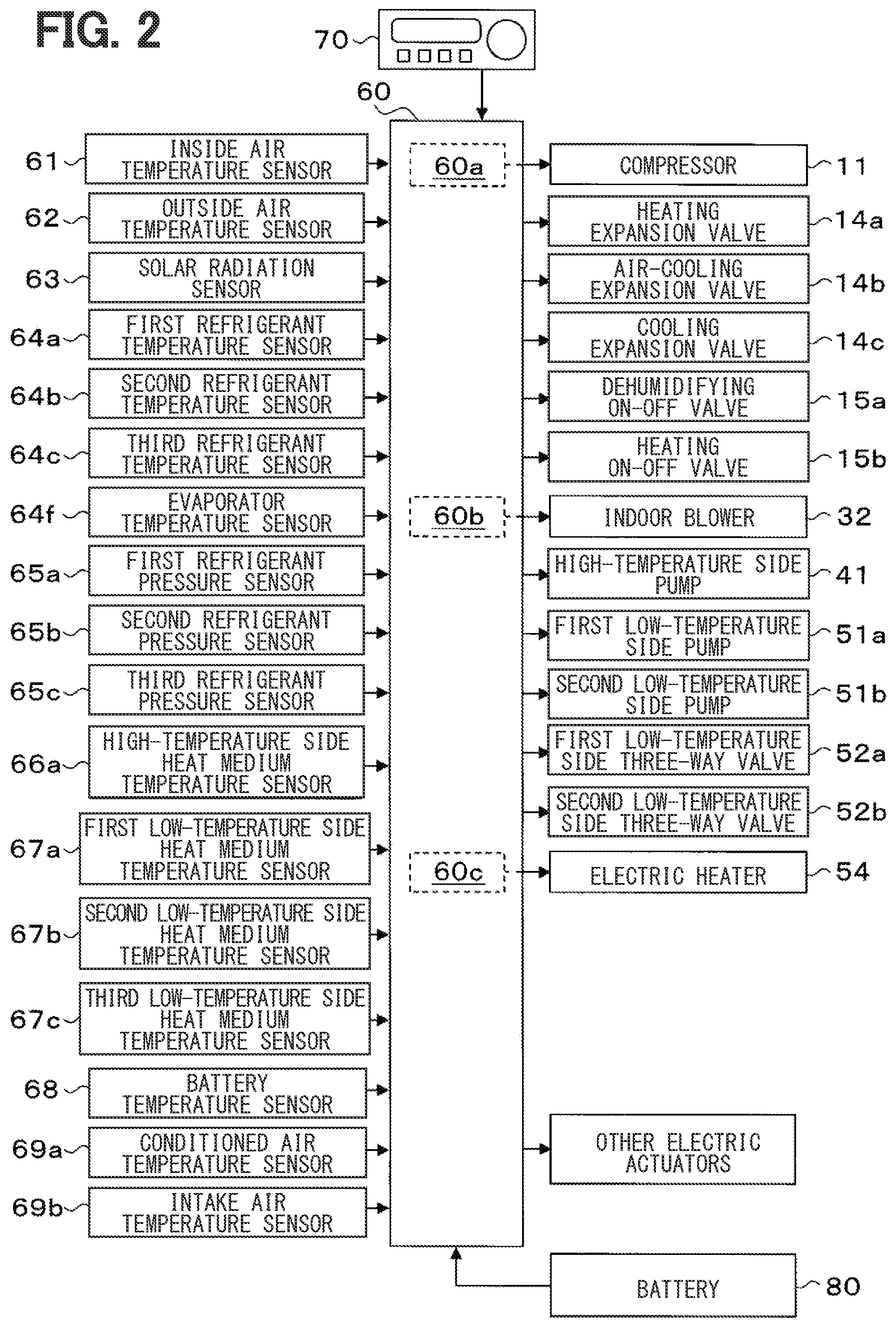 Patent US12403749 Figure 2 – Air conditioner