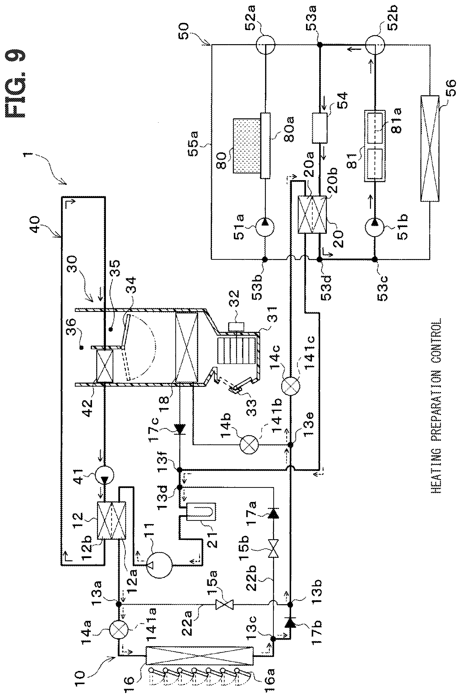 Patent US12403749 Figure 9 – Air conditioner