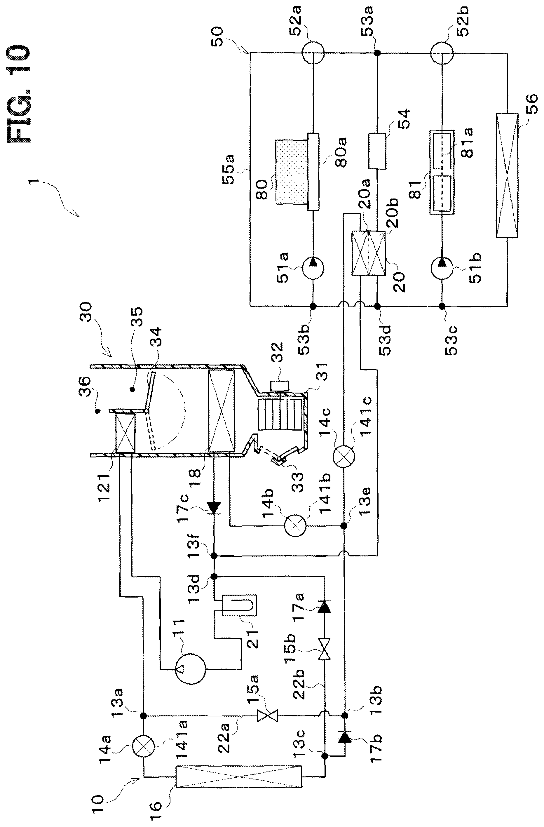 Patent US12403749 Figure 10 – Air conditioner