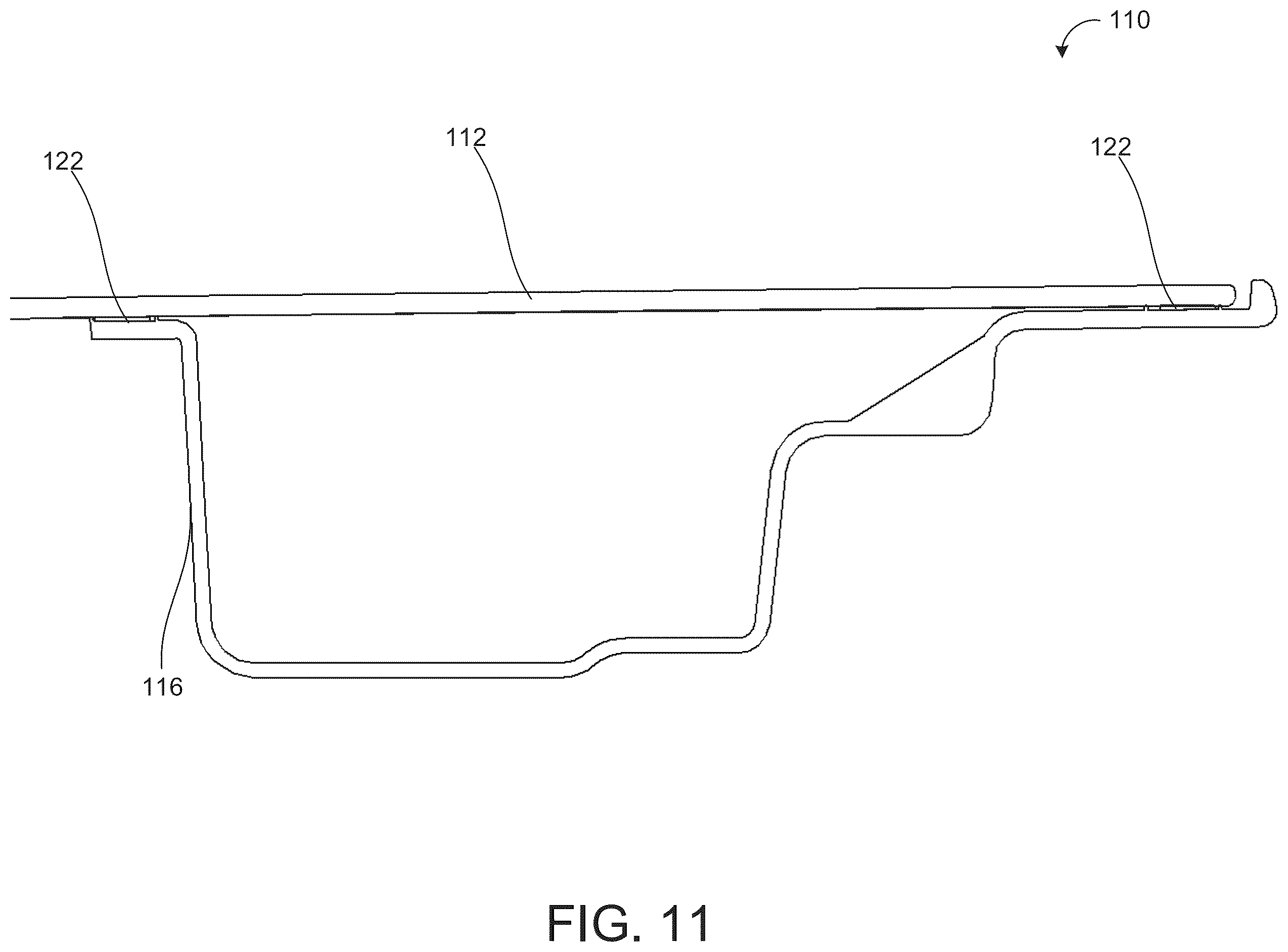 Patent US12403750 Figure 9 – Glass roof panel assembly for vehicle roof