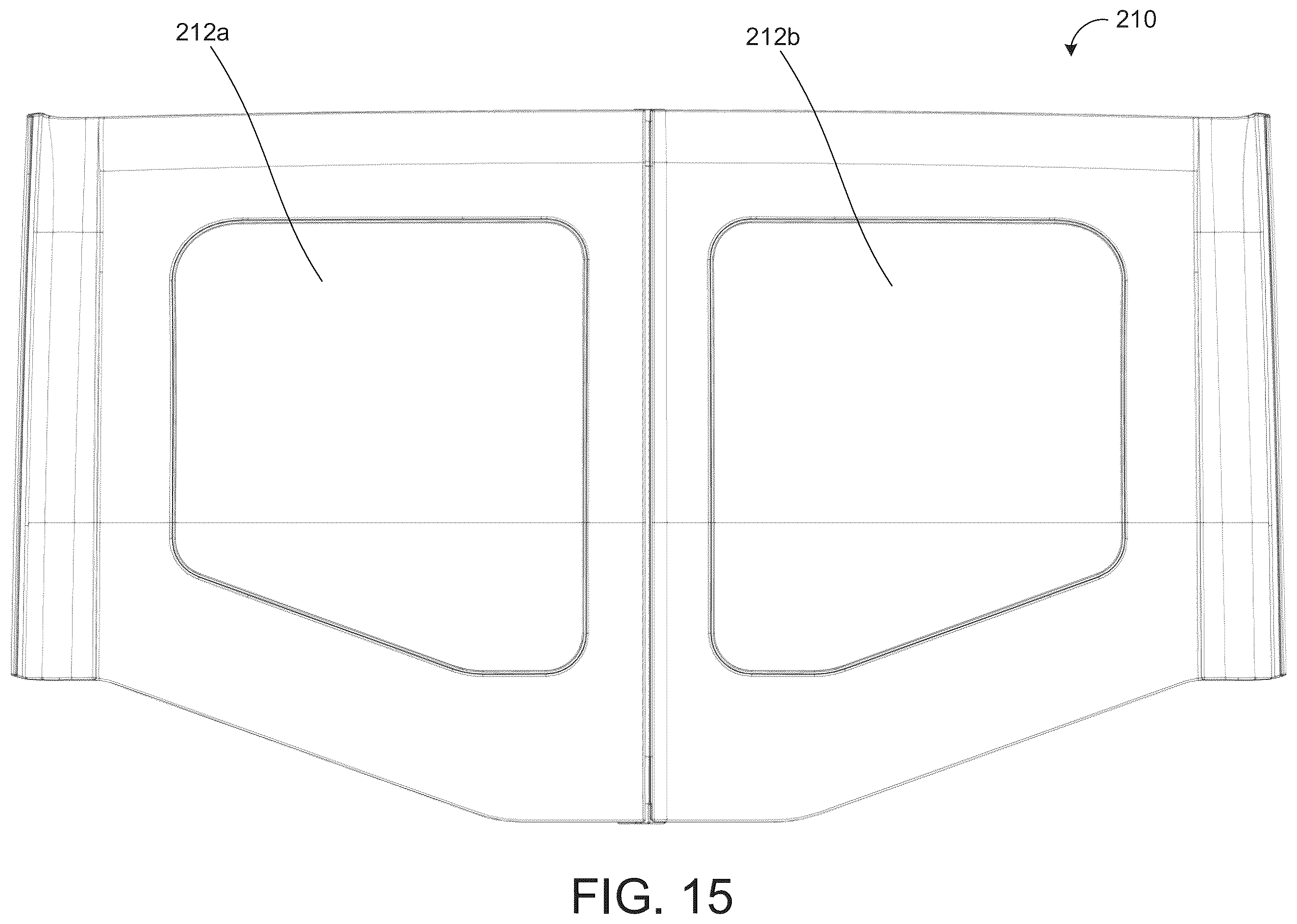 Patent US12403750 Figure 13 – Glass roof panel assembly for vehicle roof