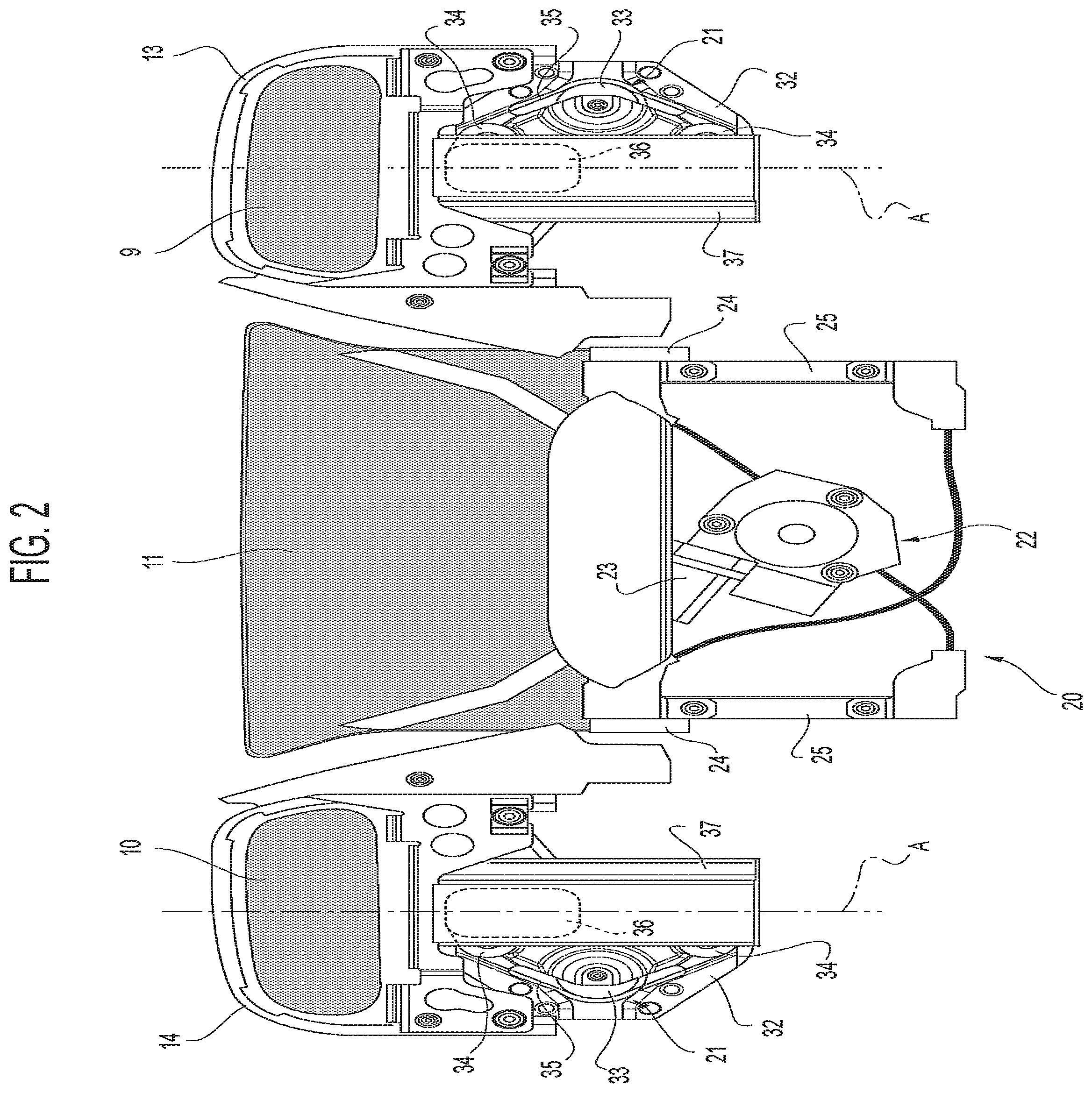 Patent US12403751 Figure 2 – Motor vehicle including controllable rear window and roof