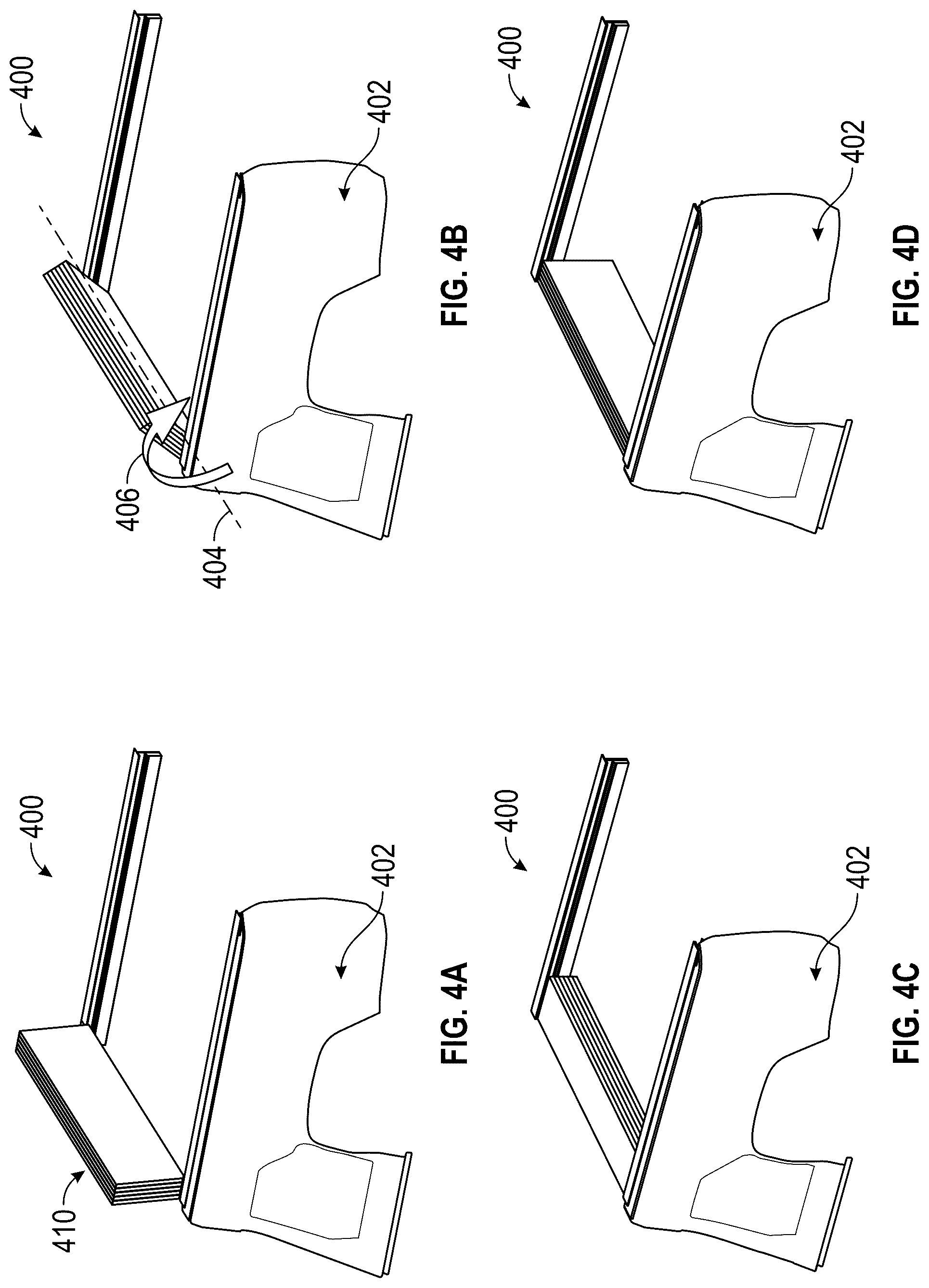 Patent US12403752 Figure 4 – Folding tonneau cover