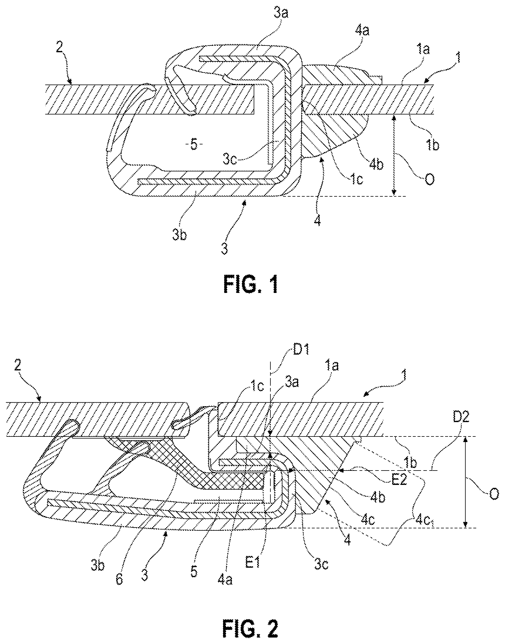 Patent US12403755 Figure 1 – Encapsulated fixed window module for a motor vehicle