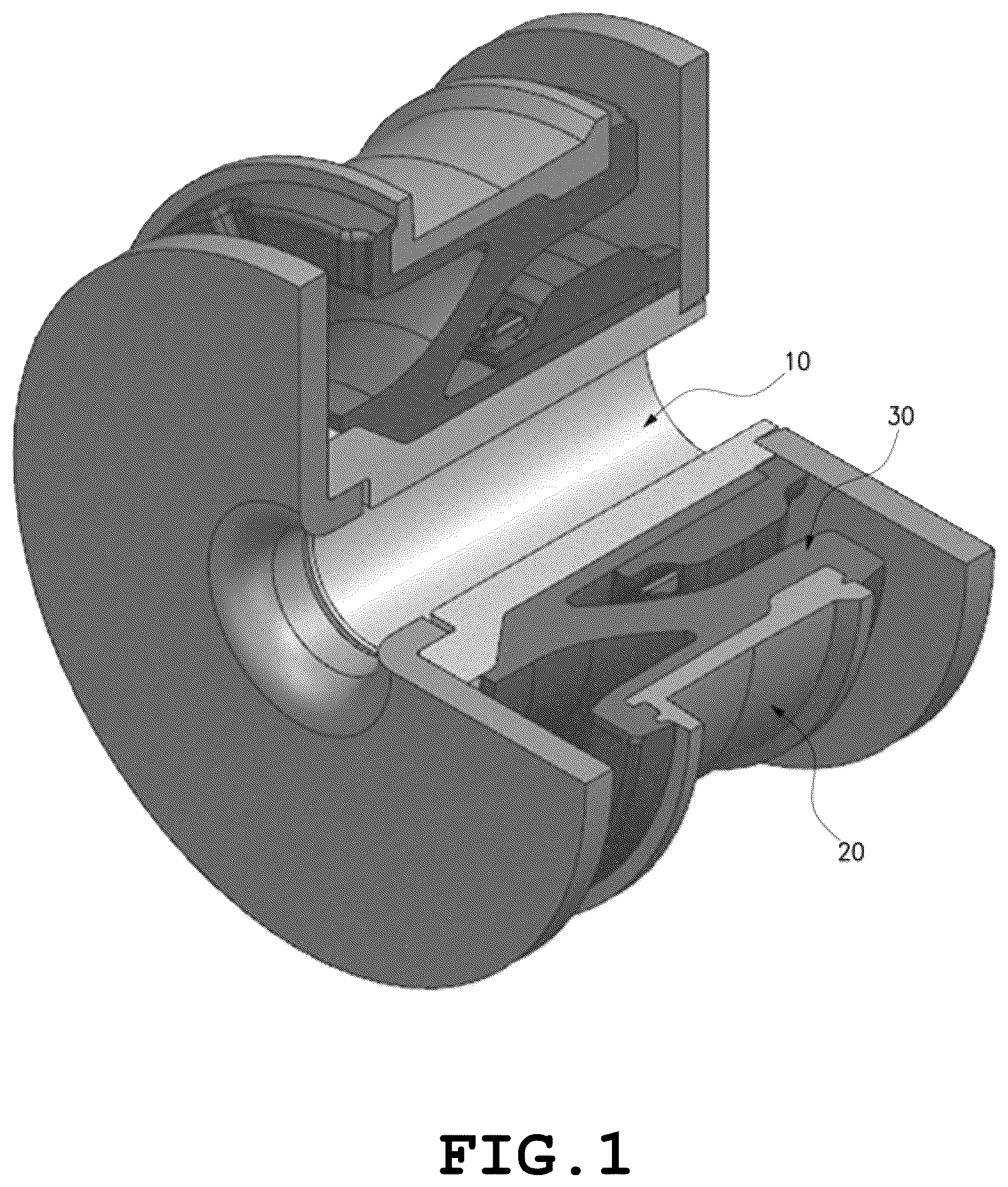 Patent US12403758 — Mounting bush — Figure 1