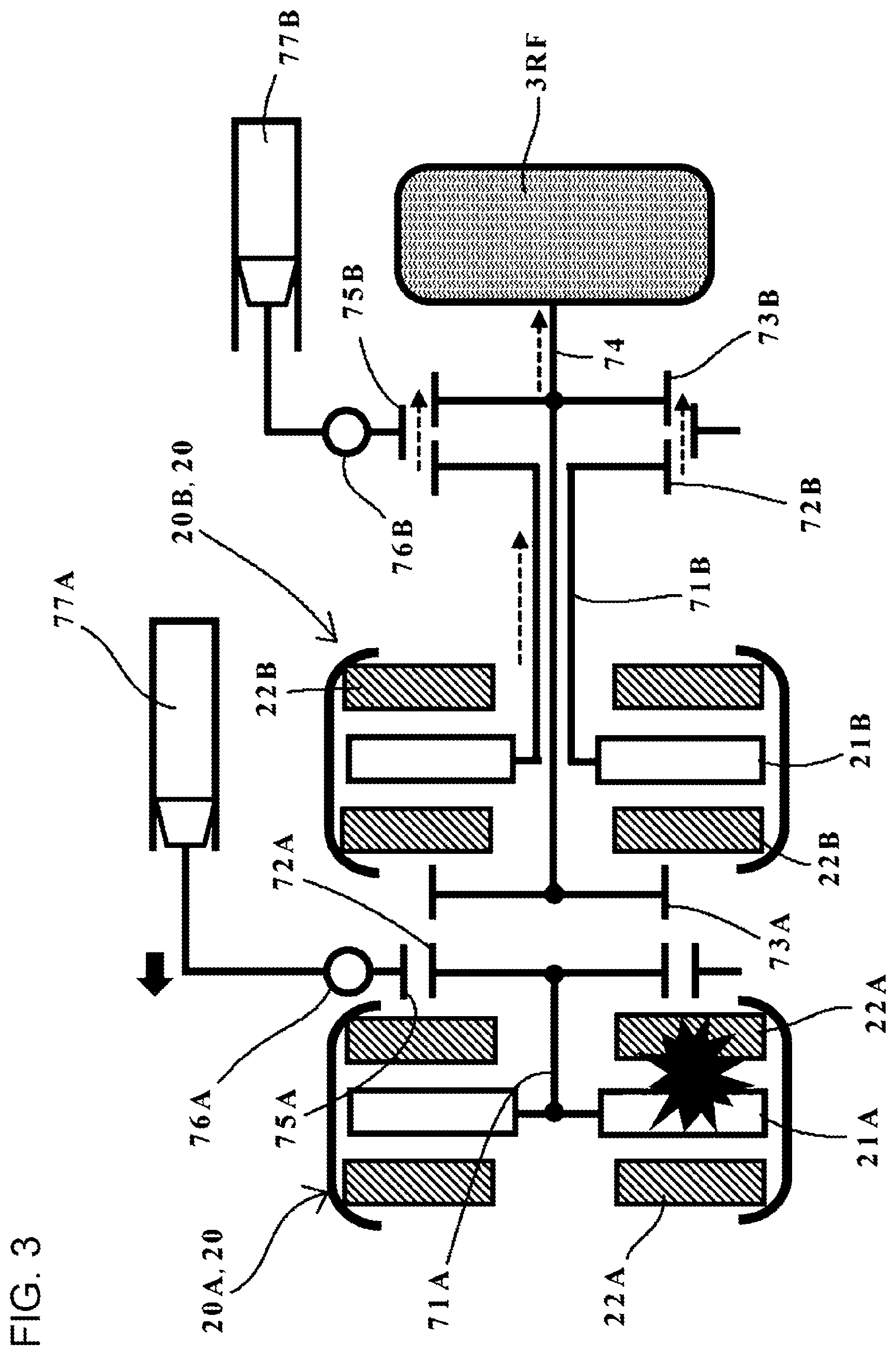 Patent US12403760 Figure 3 – Axial gap motor and vehicle