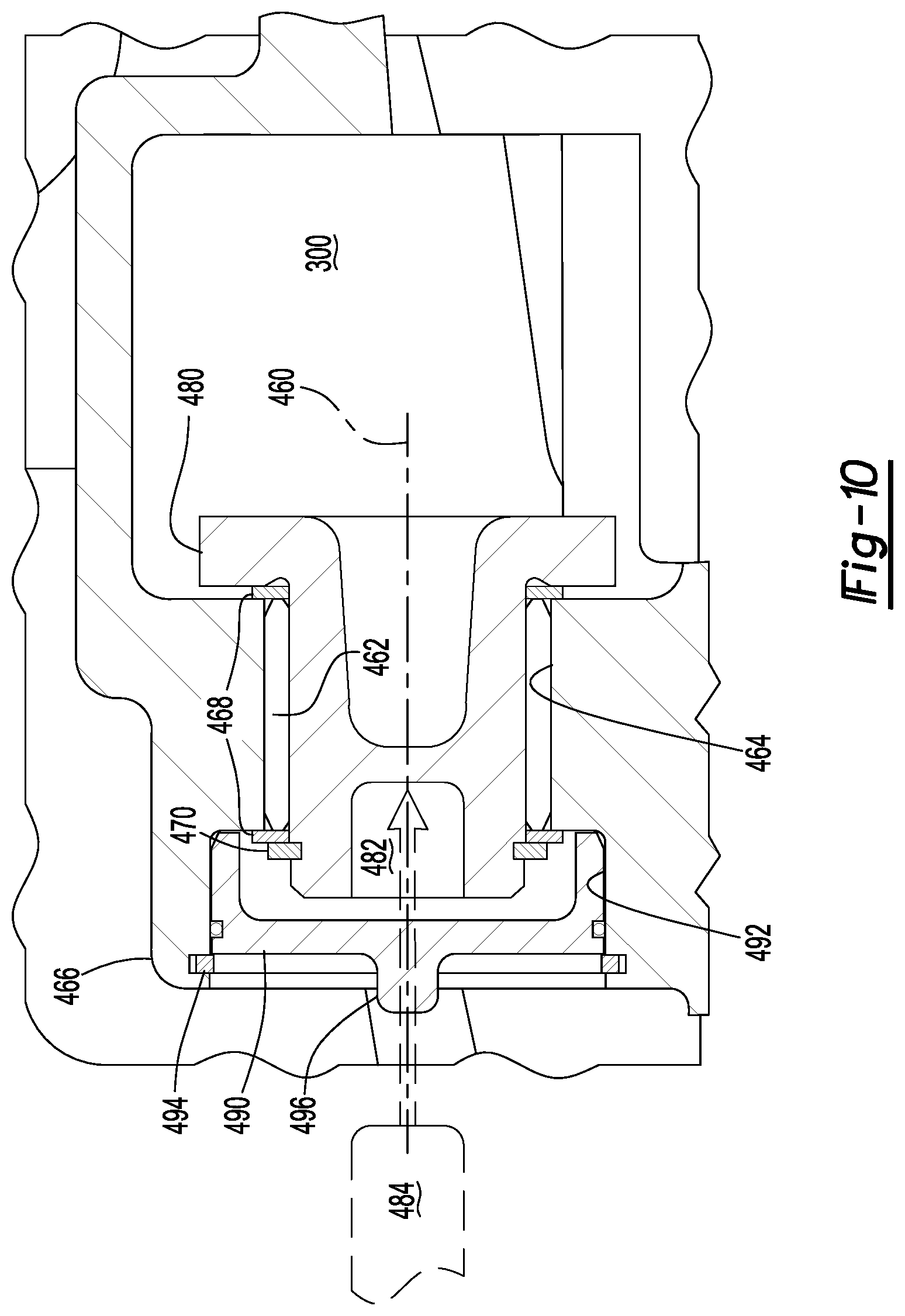 Patent US12403762 Figure 10 – Axle assembly having a shift mechanism
