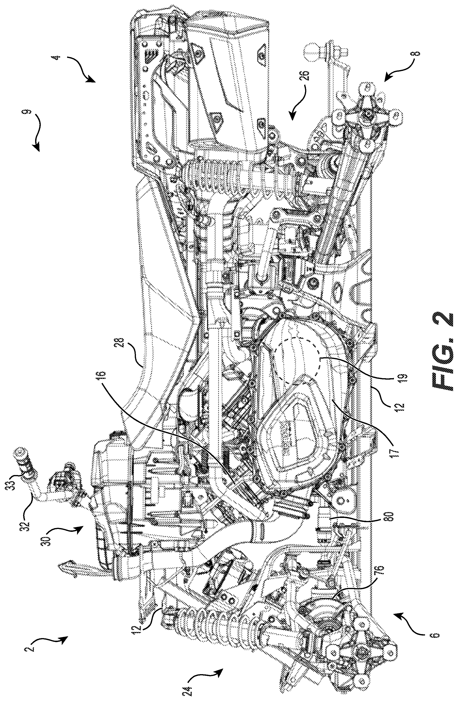 Patent US12403764 Figure 2 – Controllable differential system and vehicle having the controllable differential system