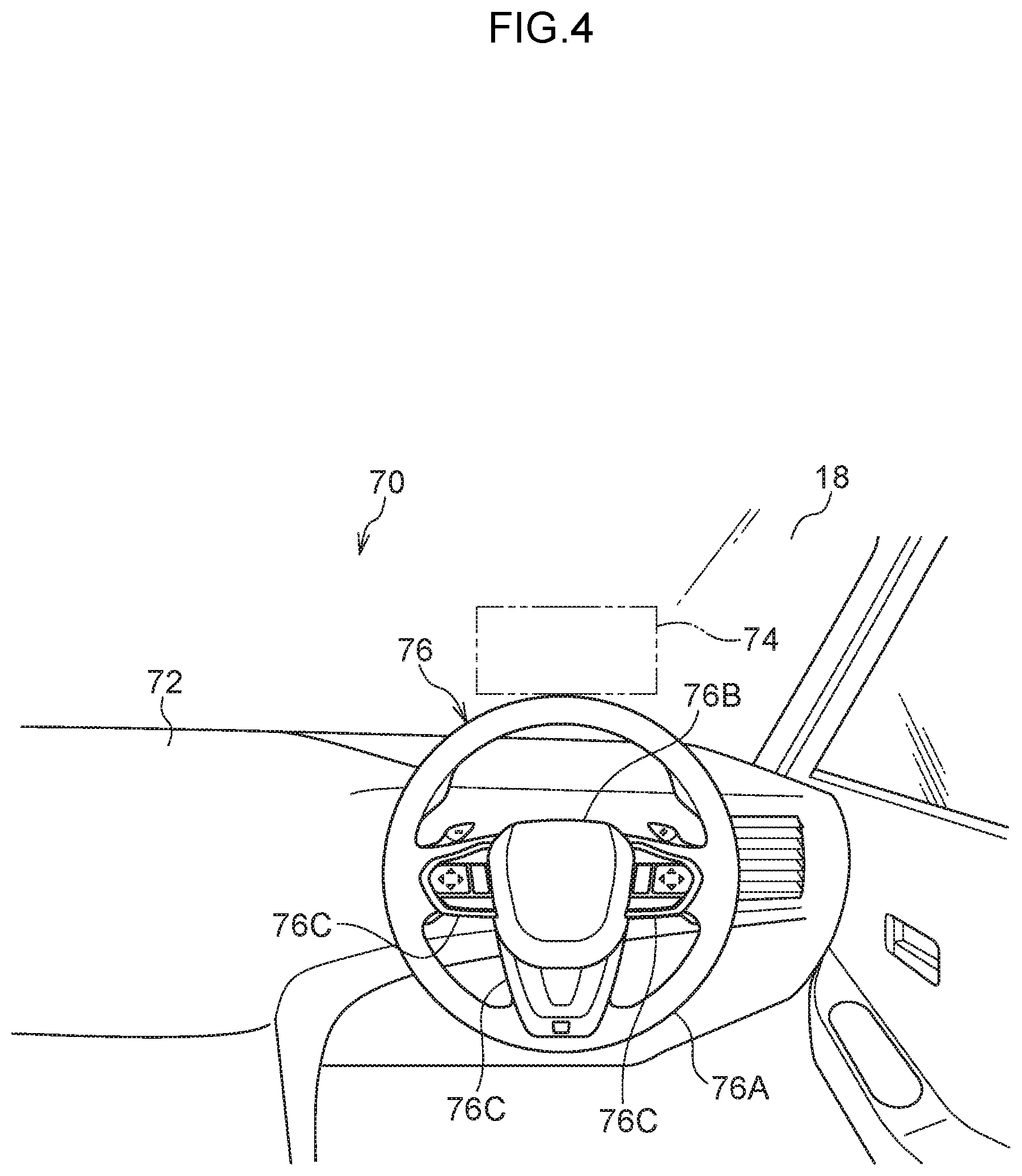 Patent US12403767 Figure 4 – Vehicular display control device, vehicular display device, vehicular display control method, and non-transitory recording medium