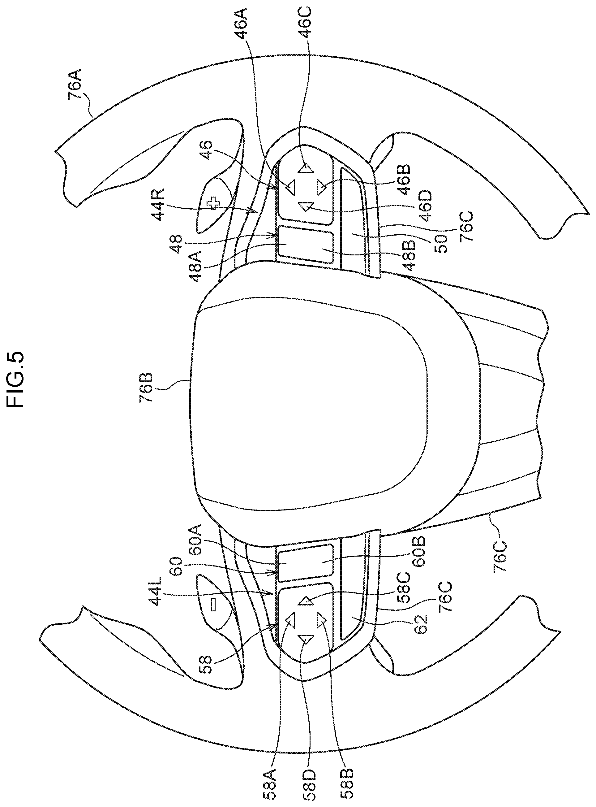 Patent US12403767 Figure 5 – Vehicular display control device, vehicular display device, vehicular display control method, and non-transitory recording medium