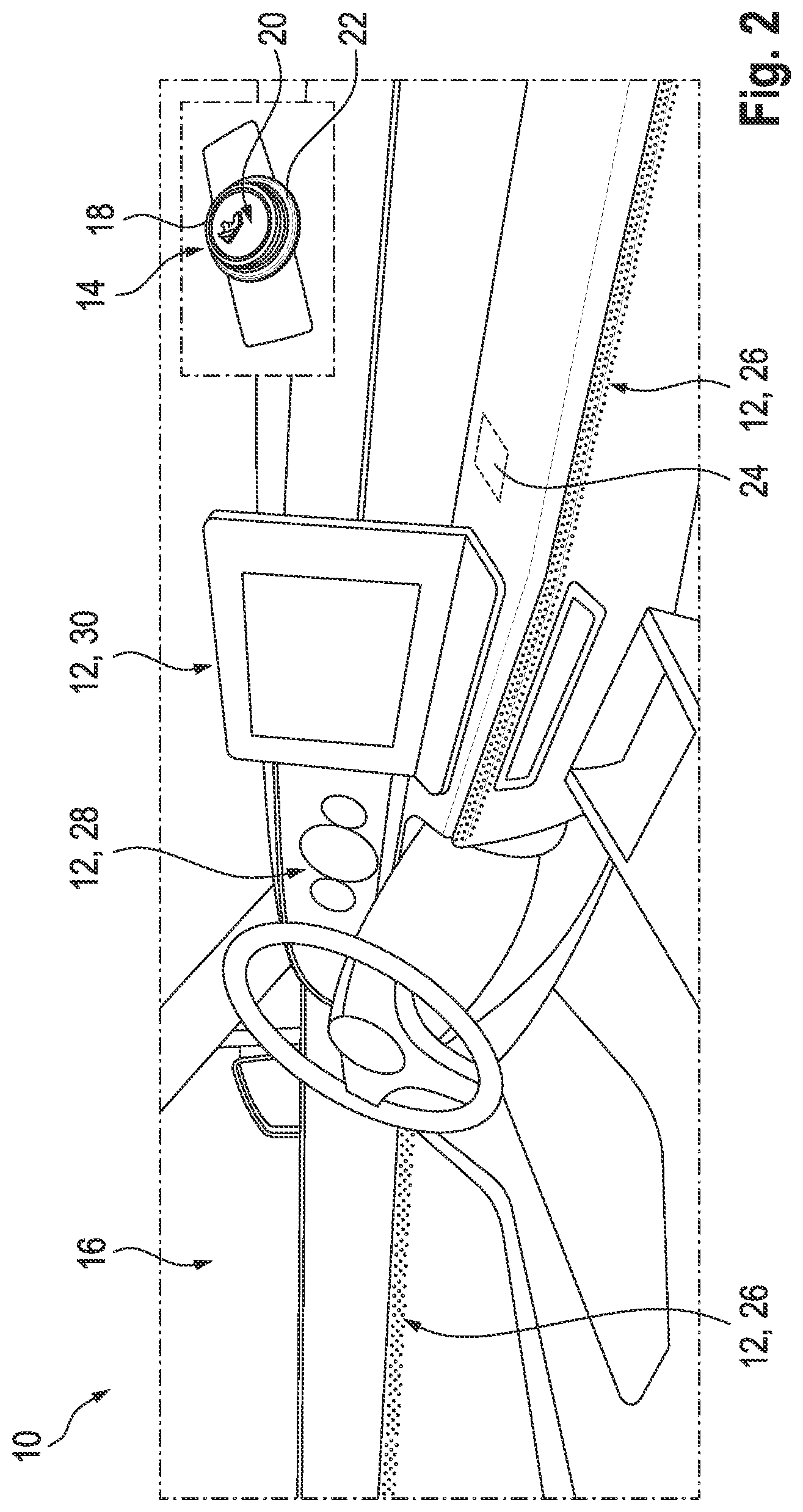 Patent US12403768 Figure 2 – Method for operating a motor vehicle and motor vehicle