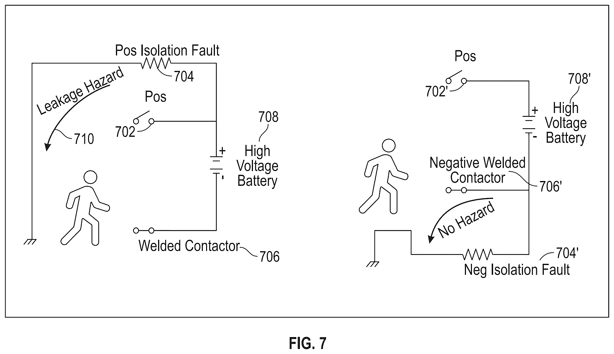 Patent US12403780 Figure 7 – Low cost fast charge contactor for high voltage battery management systems