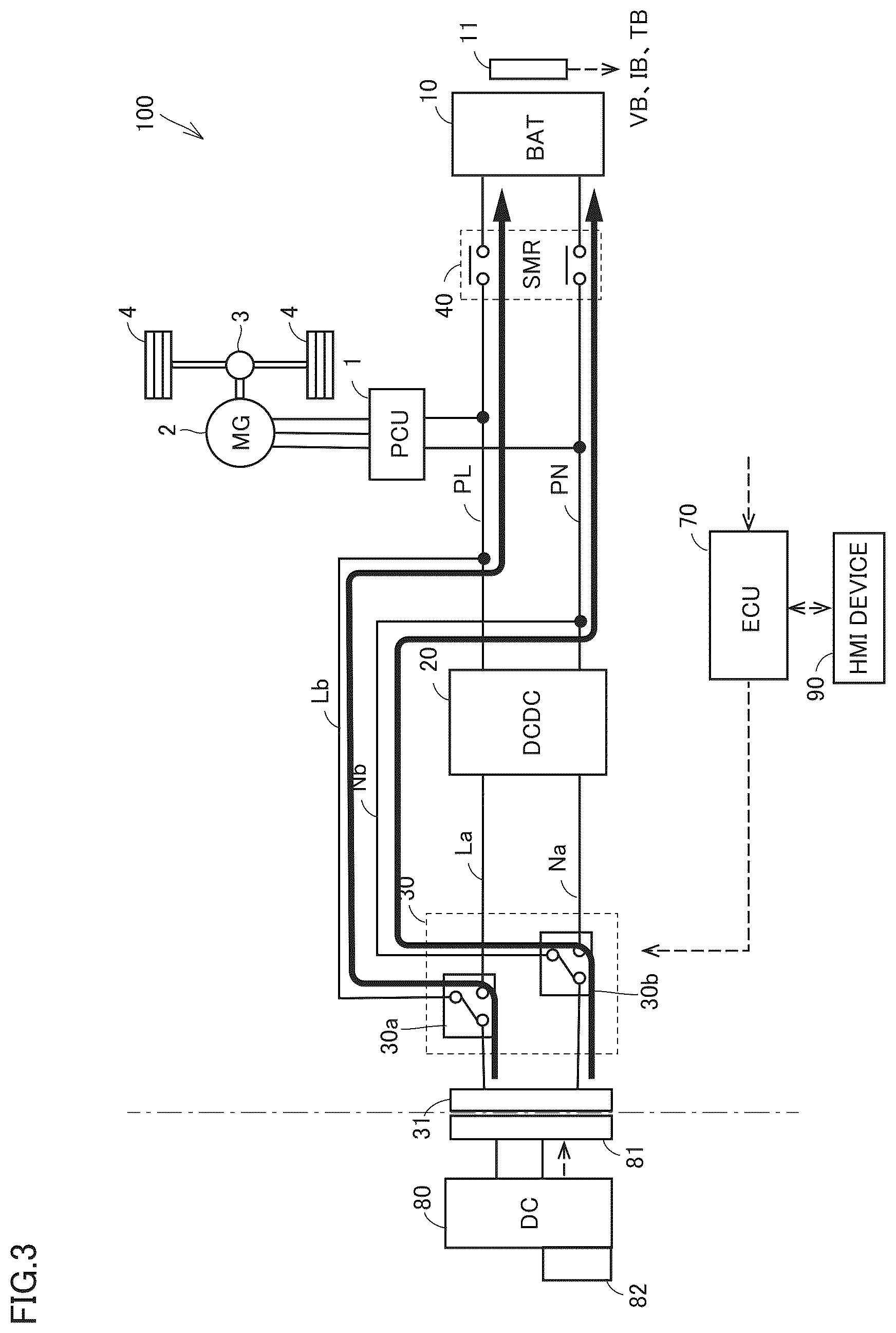 Patent US12403789 Figure 3 – Electrically powered vehicle and method of controlling charging of electrically powered vehicle