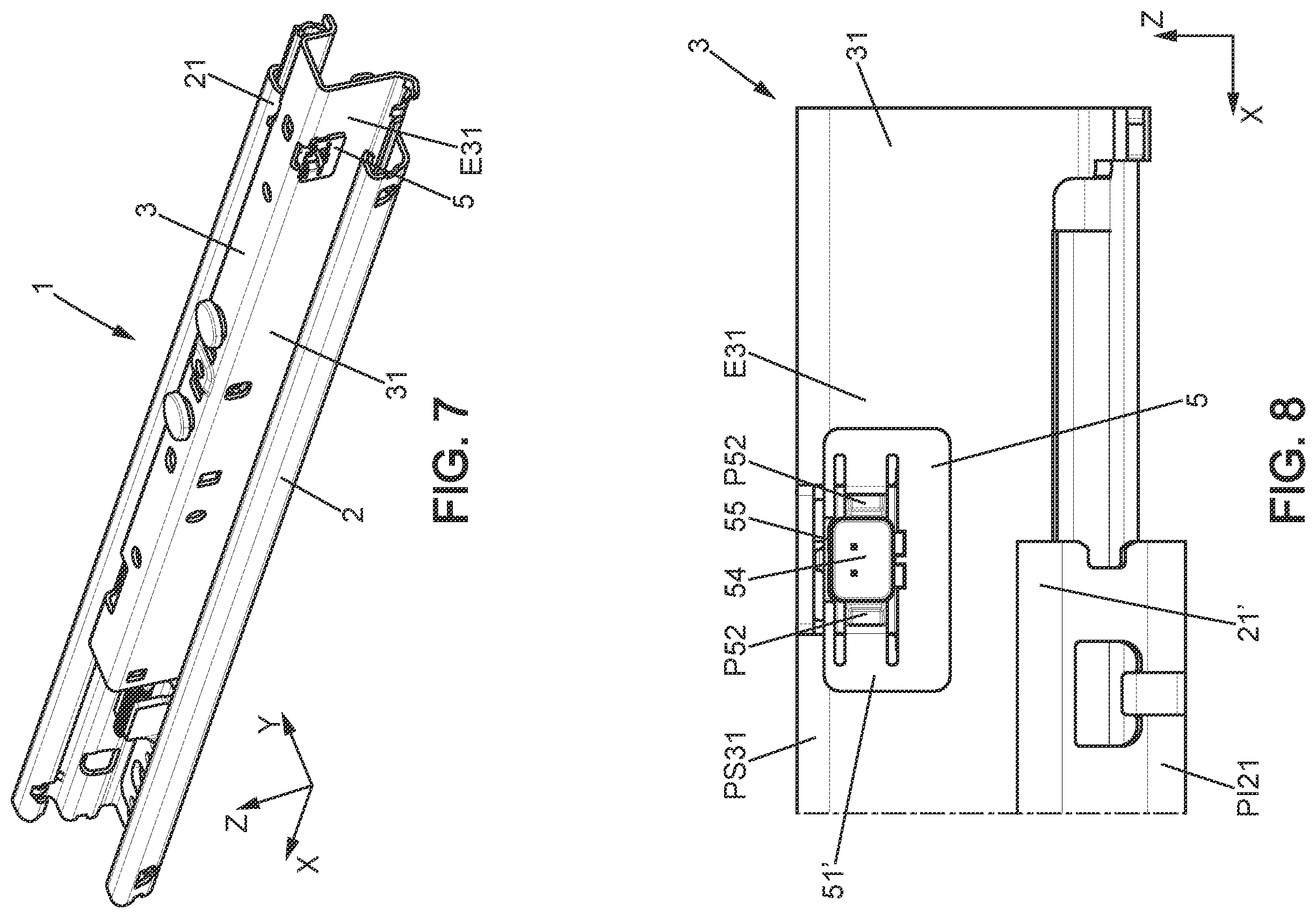 Patent US12403796 Figure 4 – Seat track