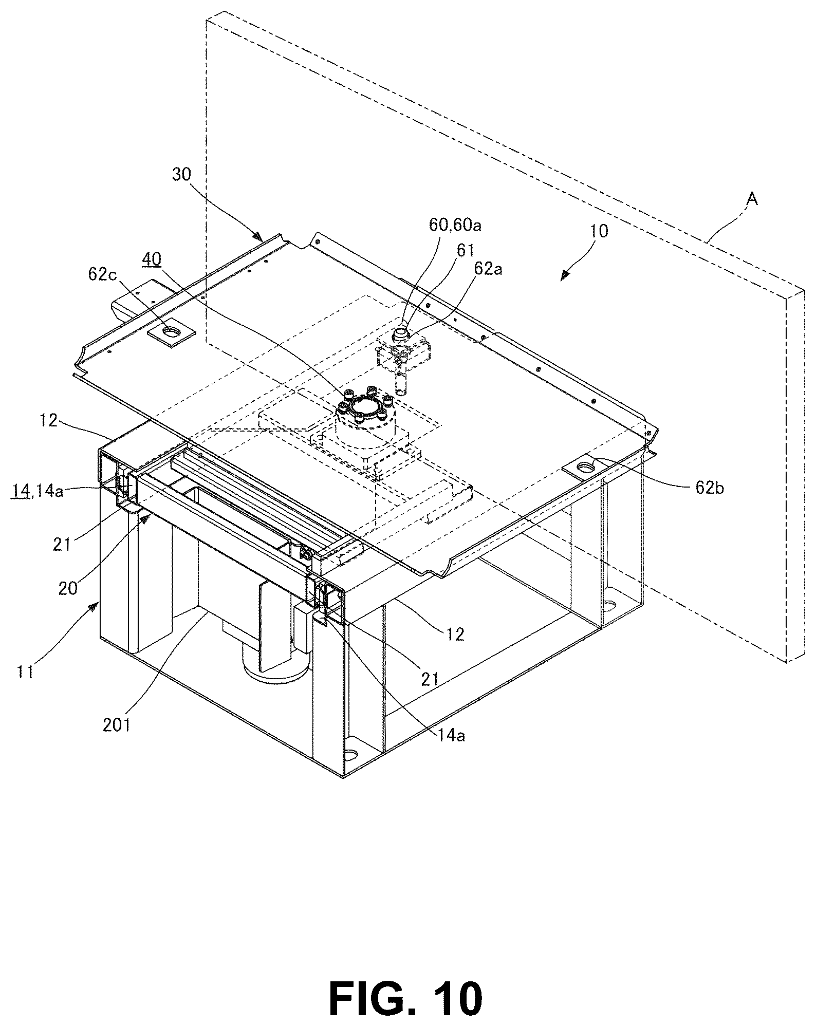 Patent US12403797 Figure 10 – Seat device