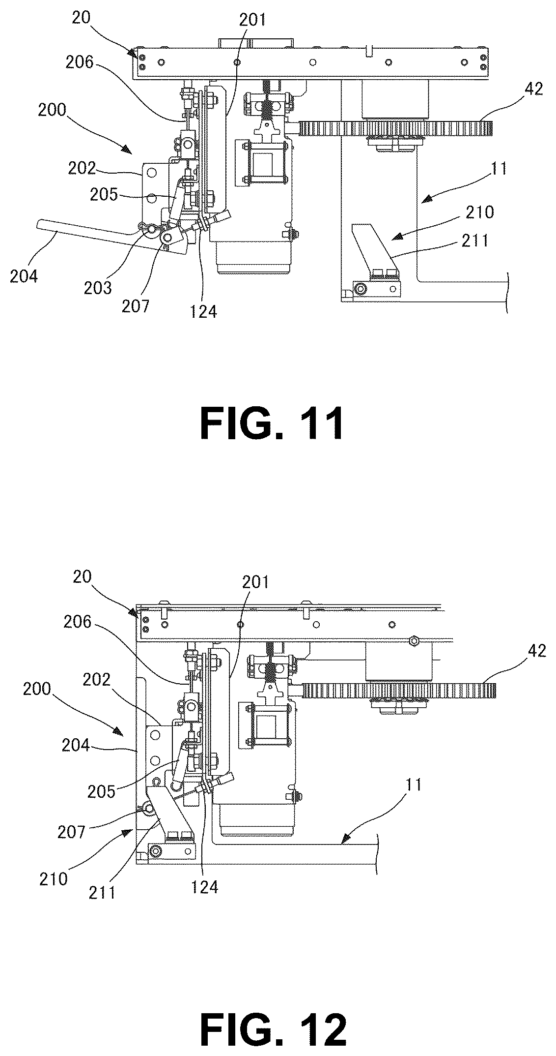Patent US12403797 Figure 11 – Seat device