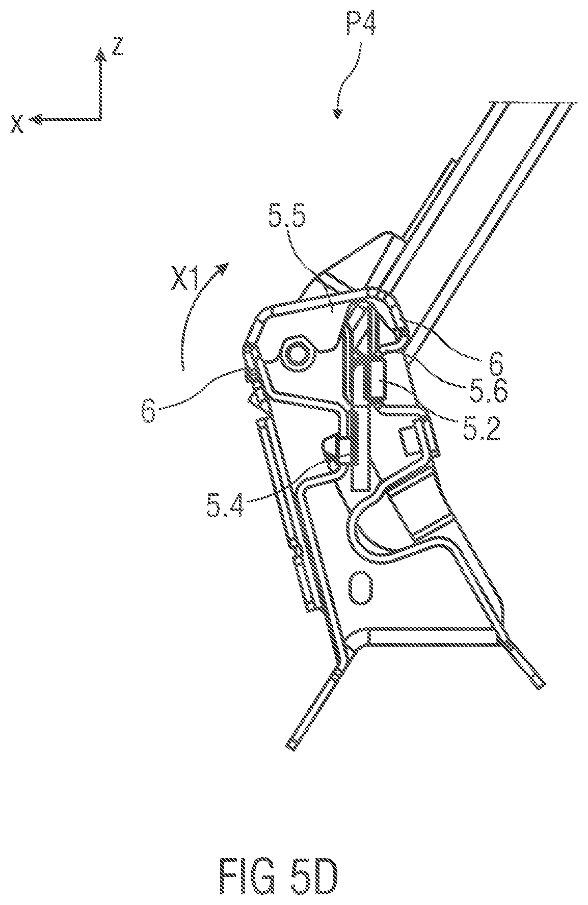 Patent US12403799 Figure 12 – Suspension device, backrest and seat arrangement