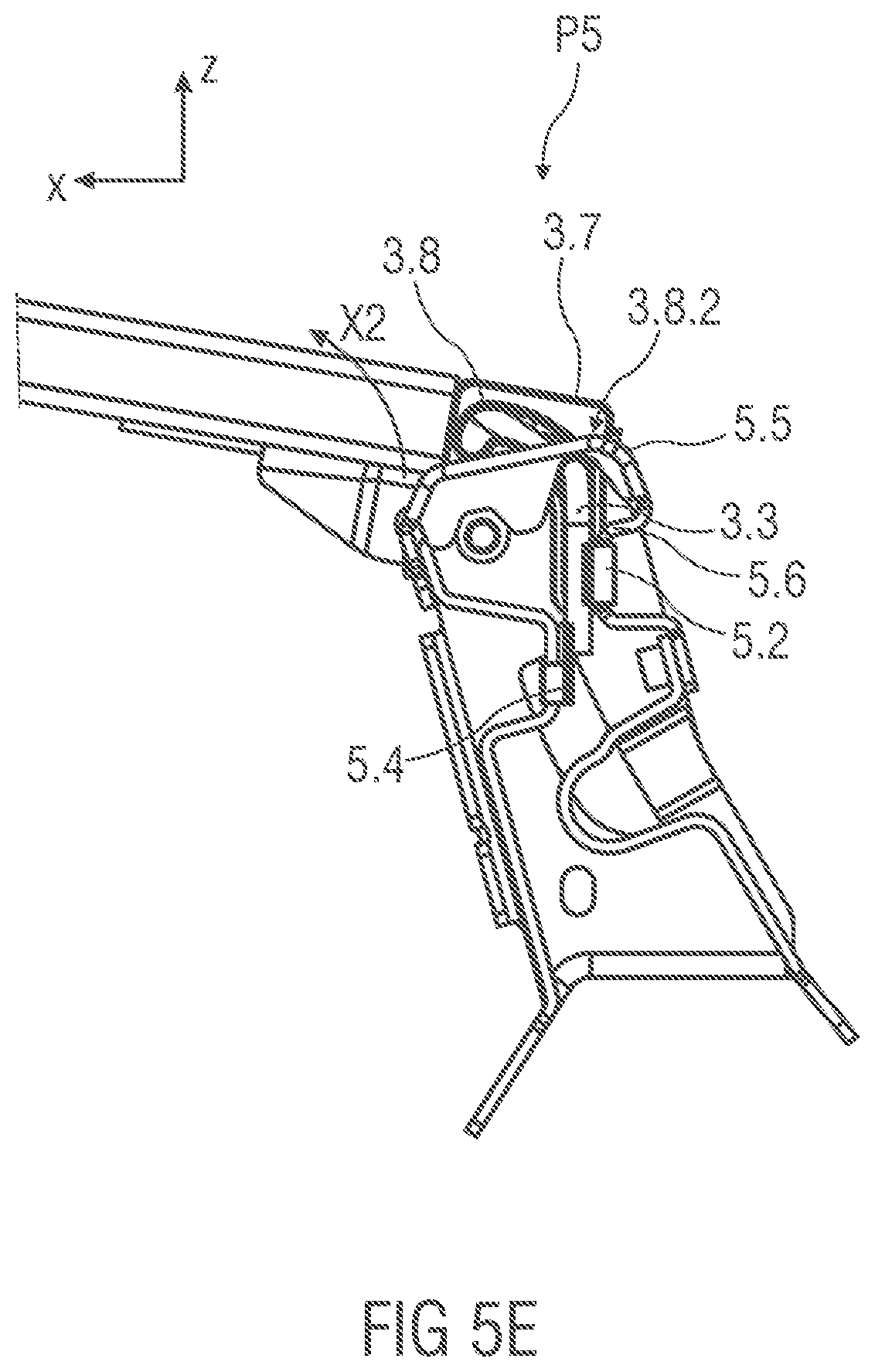 Patent US12403799 Figure 13 – Suspension device, backrest and seat arrangement