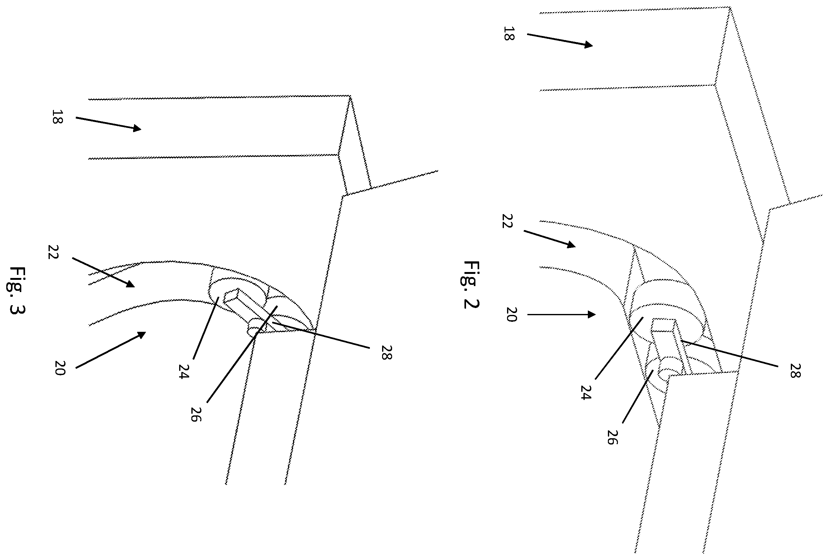 Patent US12403800 Figure 2 – Aircraft seat with cam followers